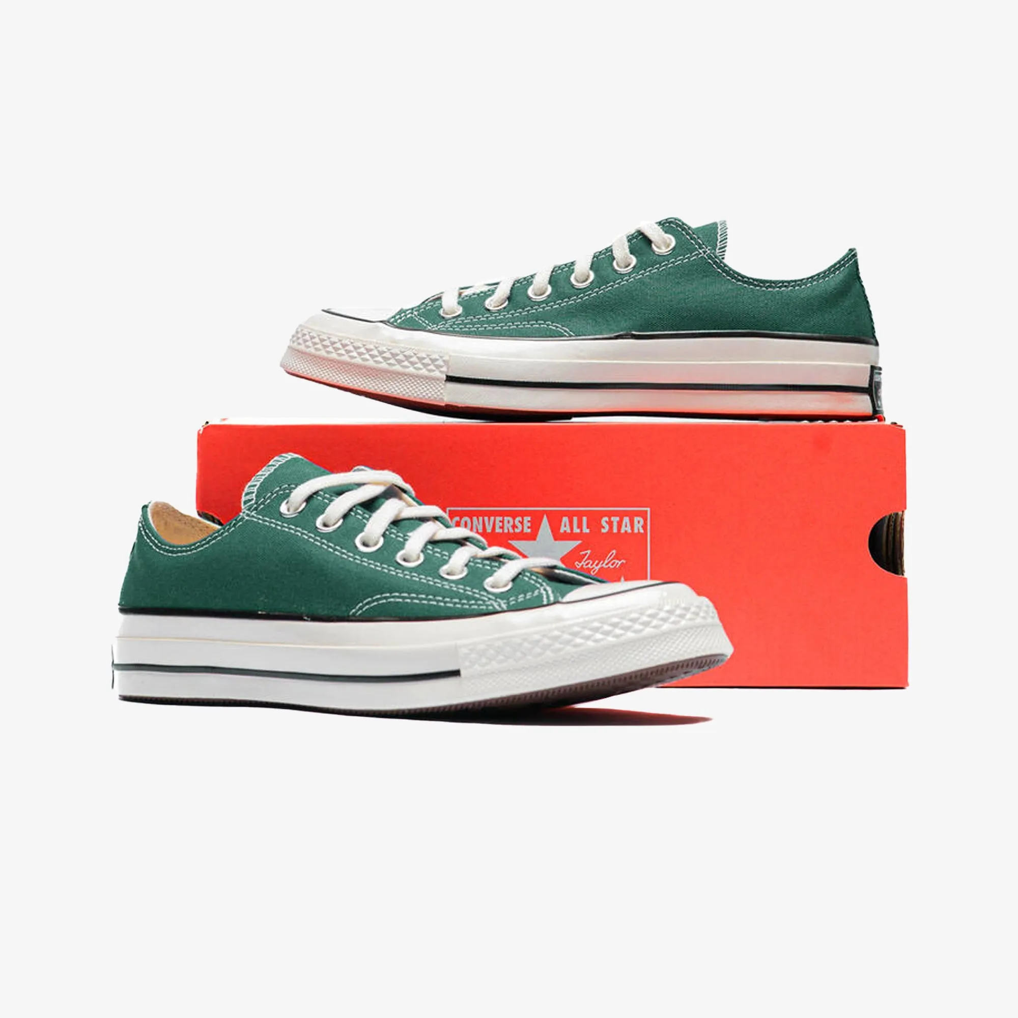 Sporty Appearance Converse | CHUCK 70 LOW { GREEN/WHITE