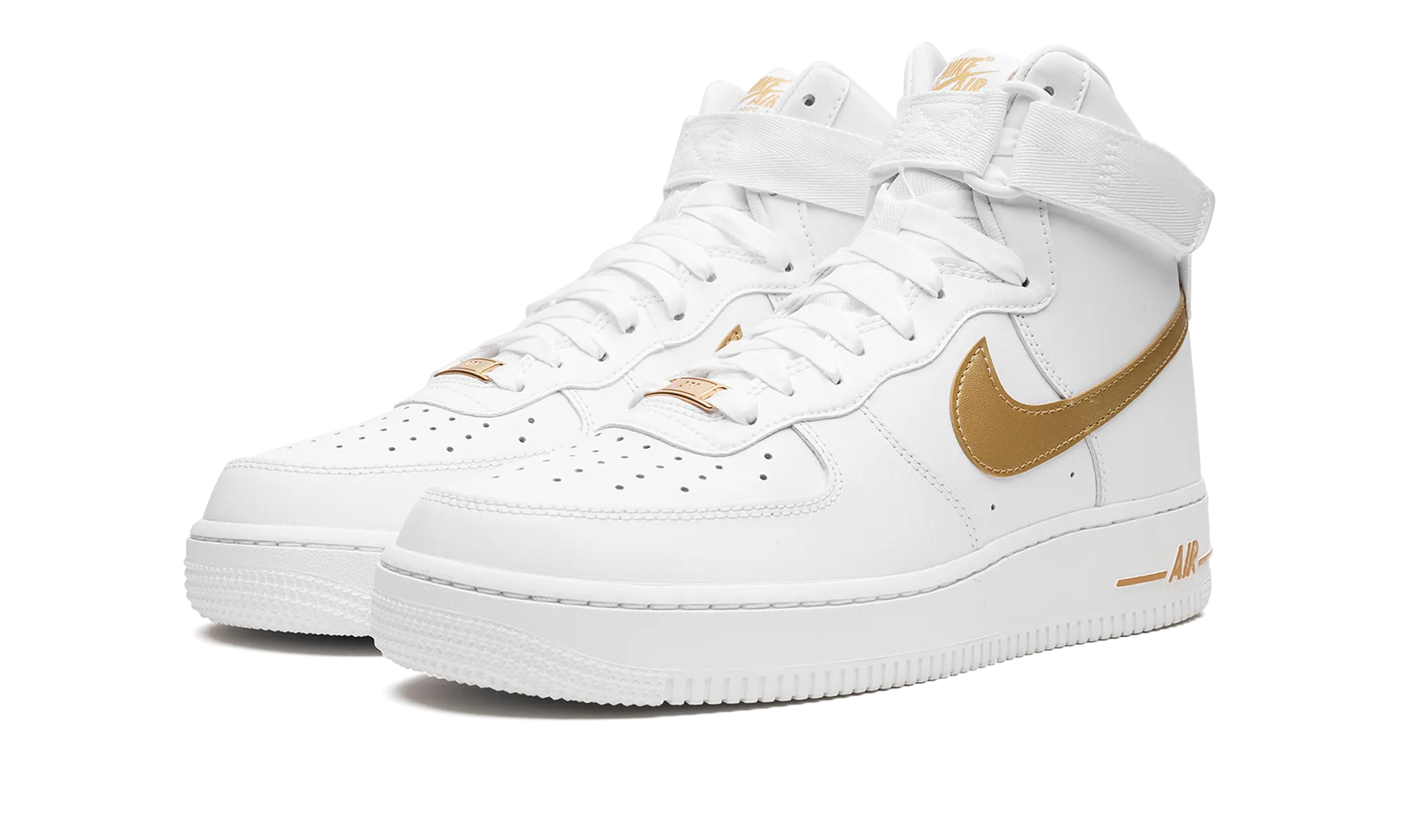 Easy Action Fast Fit AIR FORCE 1 WMNS "White / Metallic Gold"