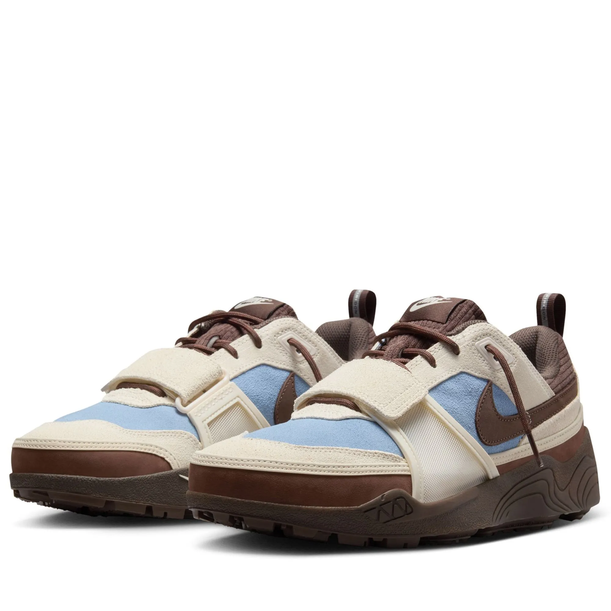 Variable Density Padding Temperature Regulating Fabric Travis Scott x Nike Zoom Field Jaxx - Leche Blue/Baroque Brown
