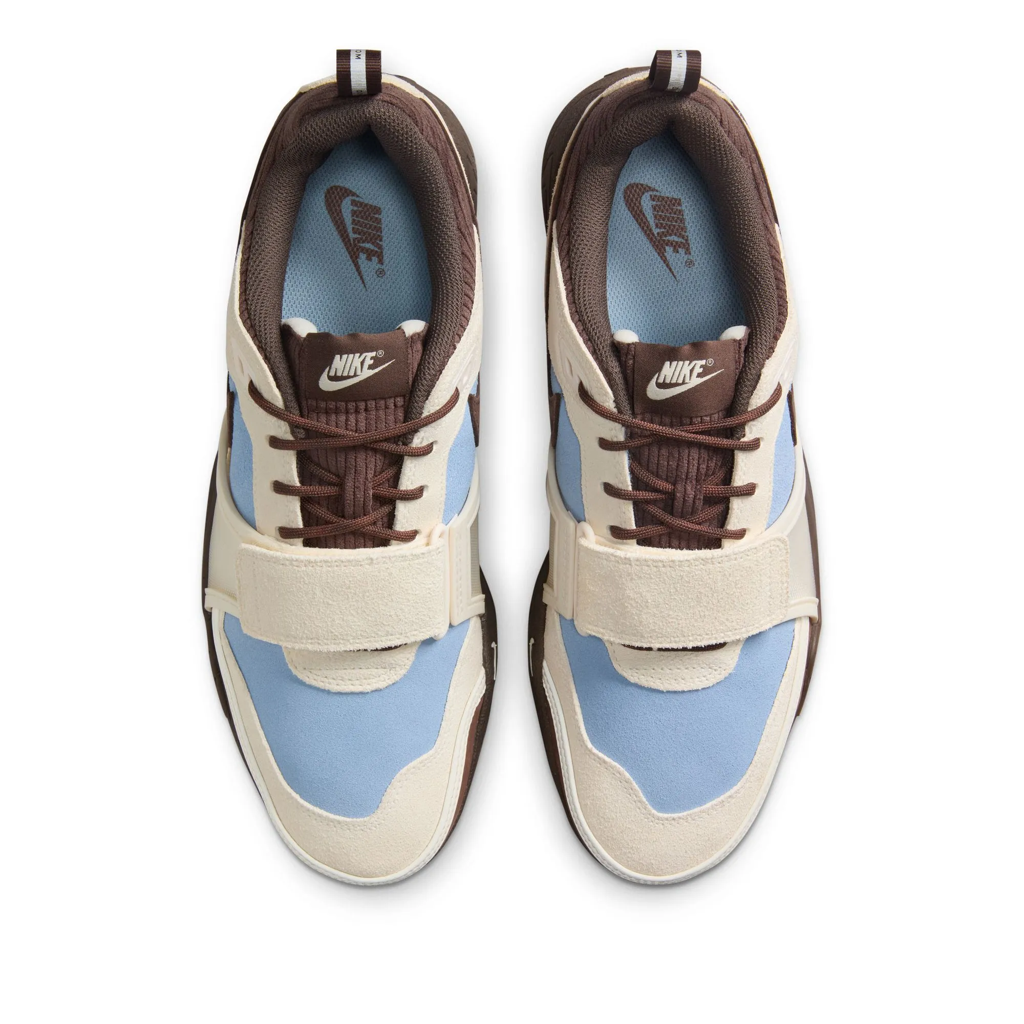 Memory Foam Travis Scott x Nike Zoom Field Jaxx - Leche Blue/Baroque Brown
