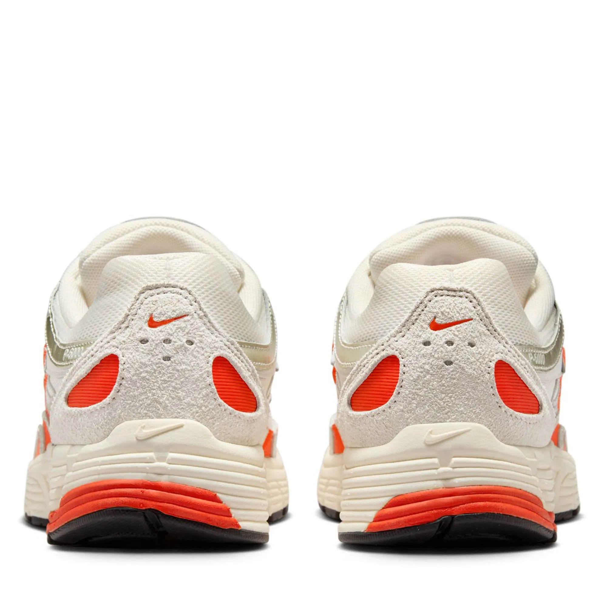 Shock Diffusion Technology Multi Terrain Grip Women's Nike P-6000 - Sail/Picante Red