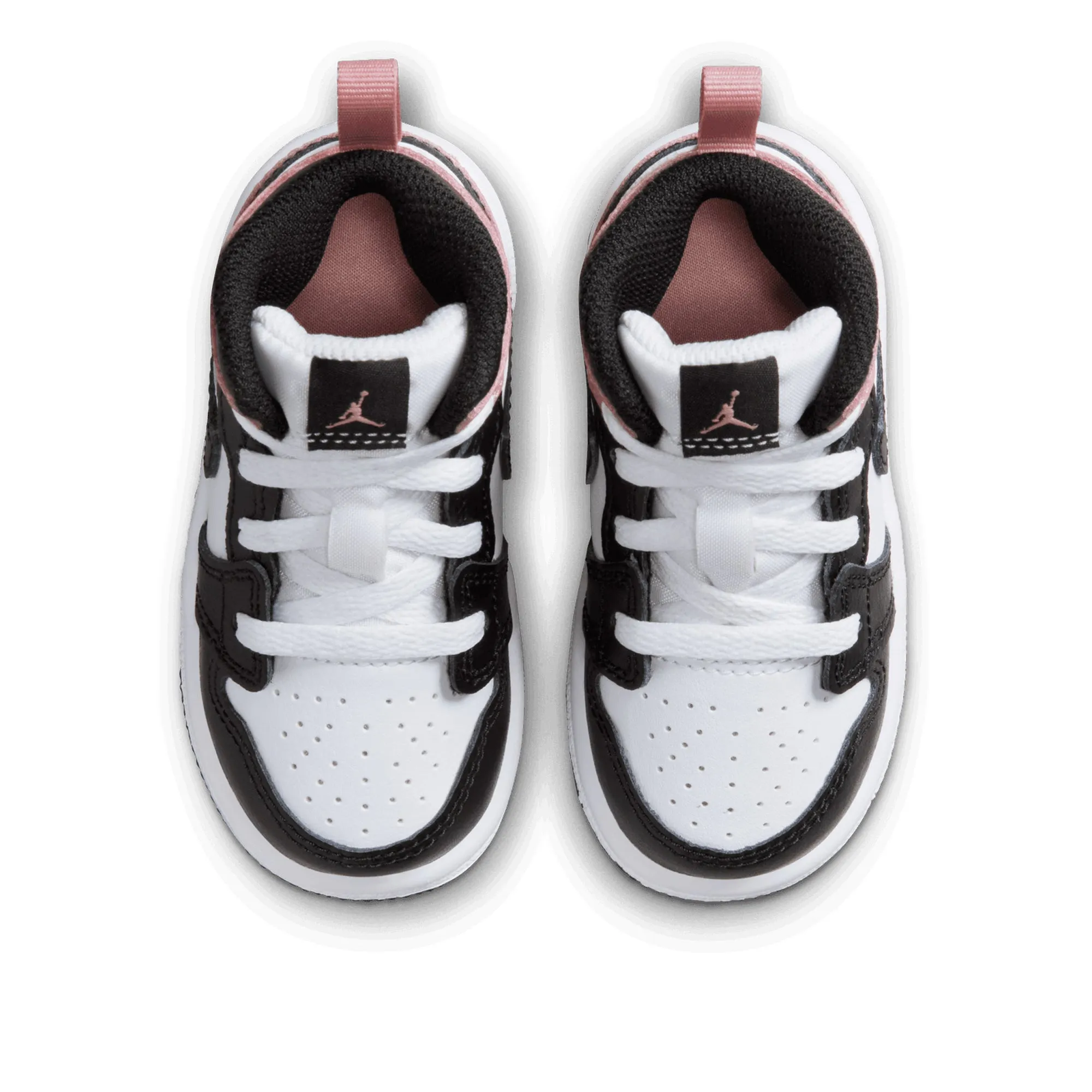 soft feel Jordan 1 Mid (TD) - White/Rust Pink