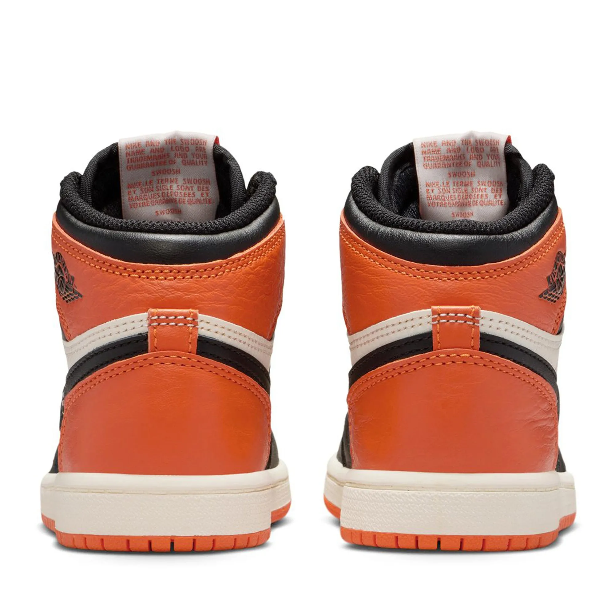 Jordan 1 Retro High OG 'Shattered Backboard' (PS) - Black/Starfish Stitchless Construction