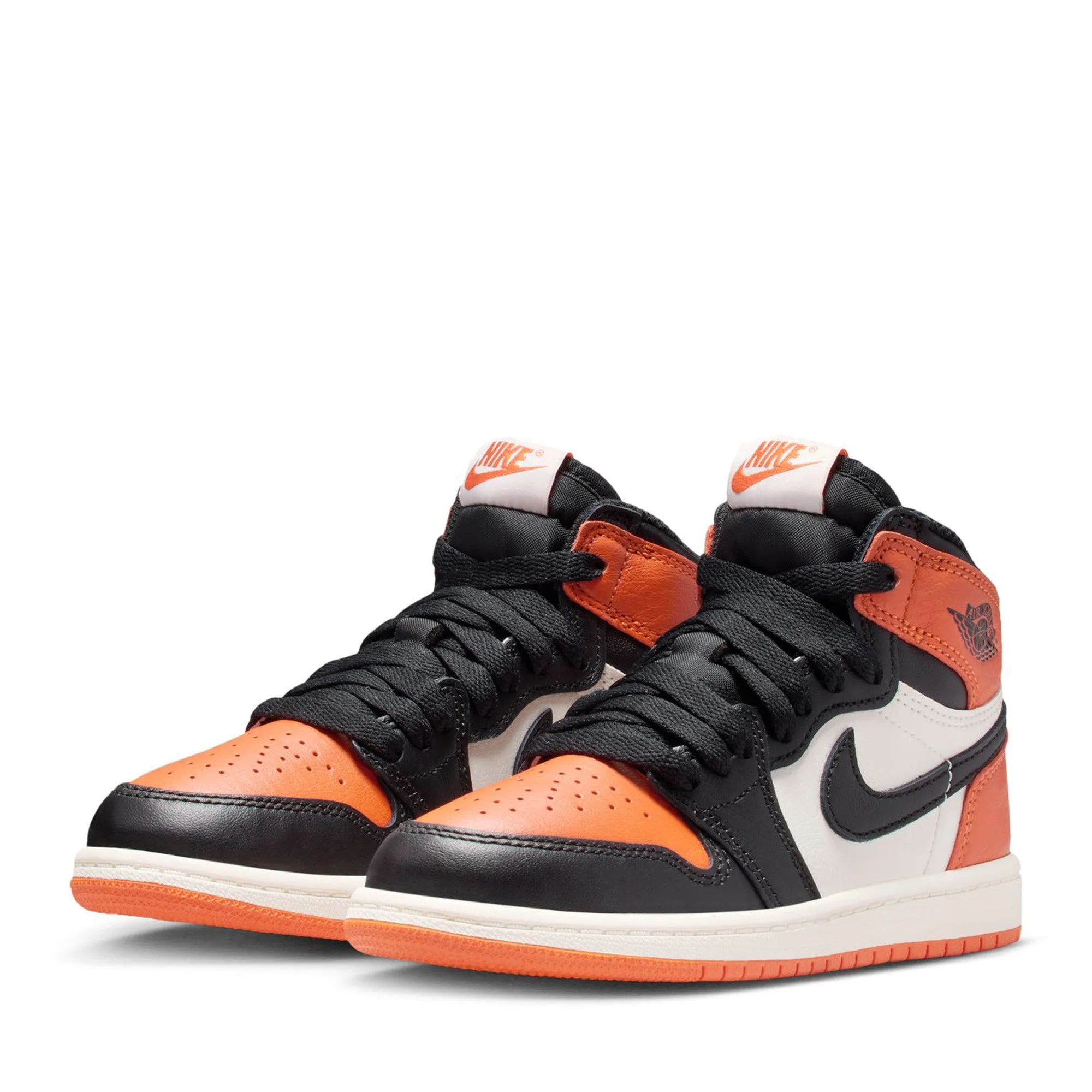 Padded Edge No Rub Jordan 1 Retro High OG 'Shattered Backboard' (PS) - Black/Starfish