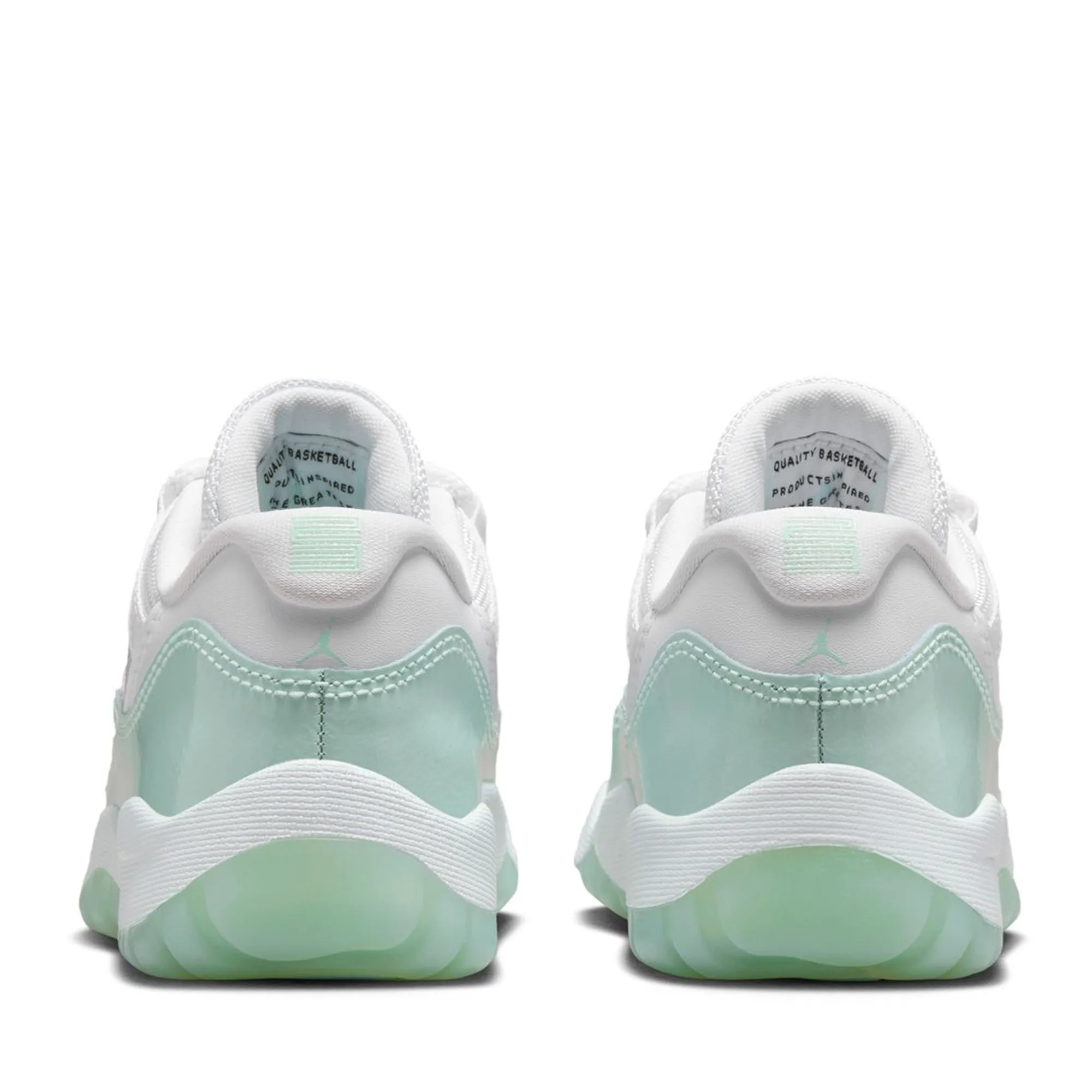 Ergonomic Heel Cup Design Jordan 11 Retro Low (PS) - White/Igloo