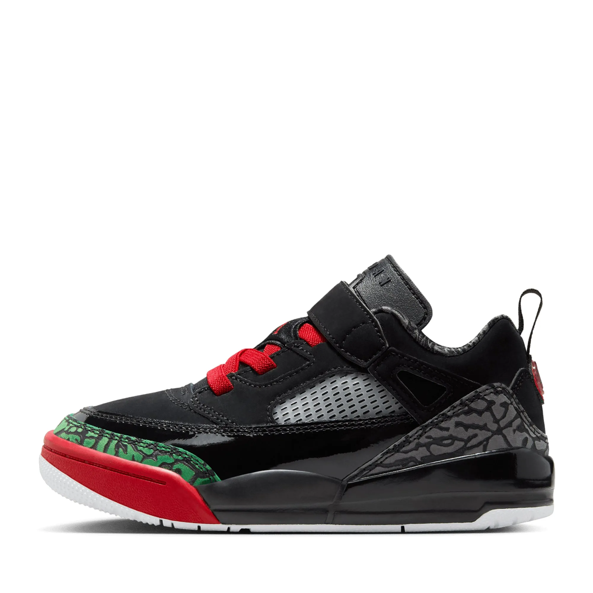 Ultra Breathable Knit Active Look Jordan Spizike Low (PS) - Black/Varsity Red