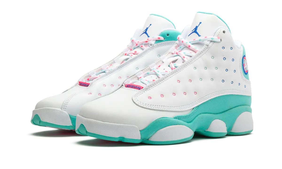 Casual arch Air Jordan 13 GS "Aurora Green"