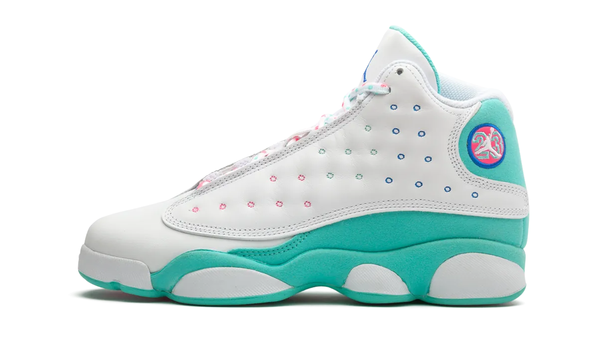 Built-In Support Air Jordan 13 GS "Aurora Green"