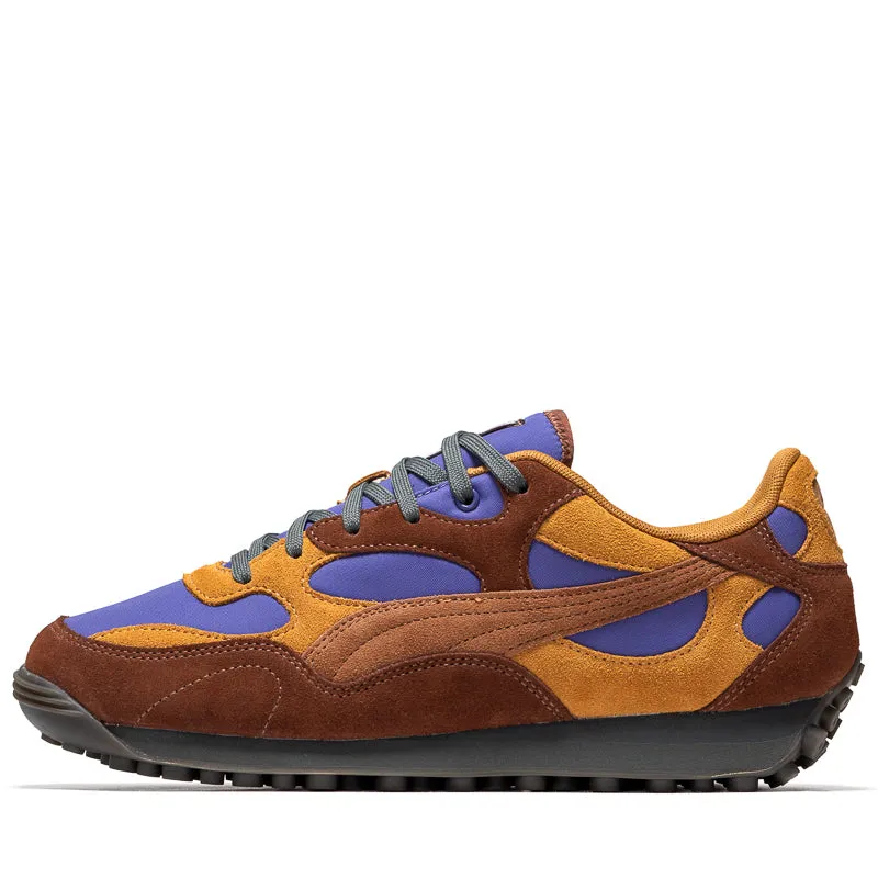 Anti Microbial Treatment Comfort Step KidSuper x Puma Easy Rider - Chocotart/Brown Mushroom