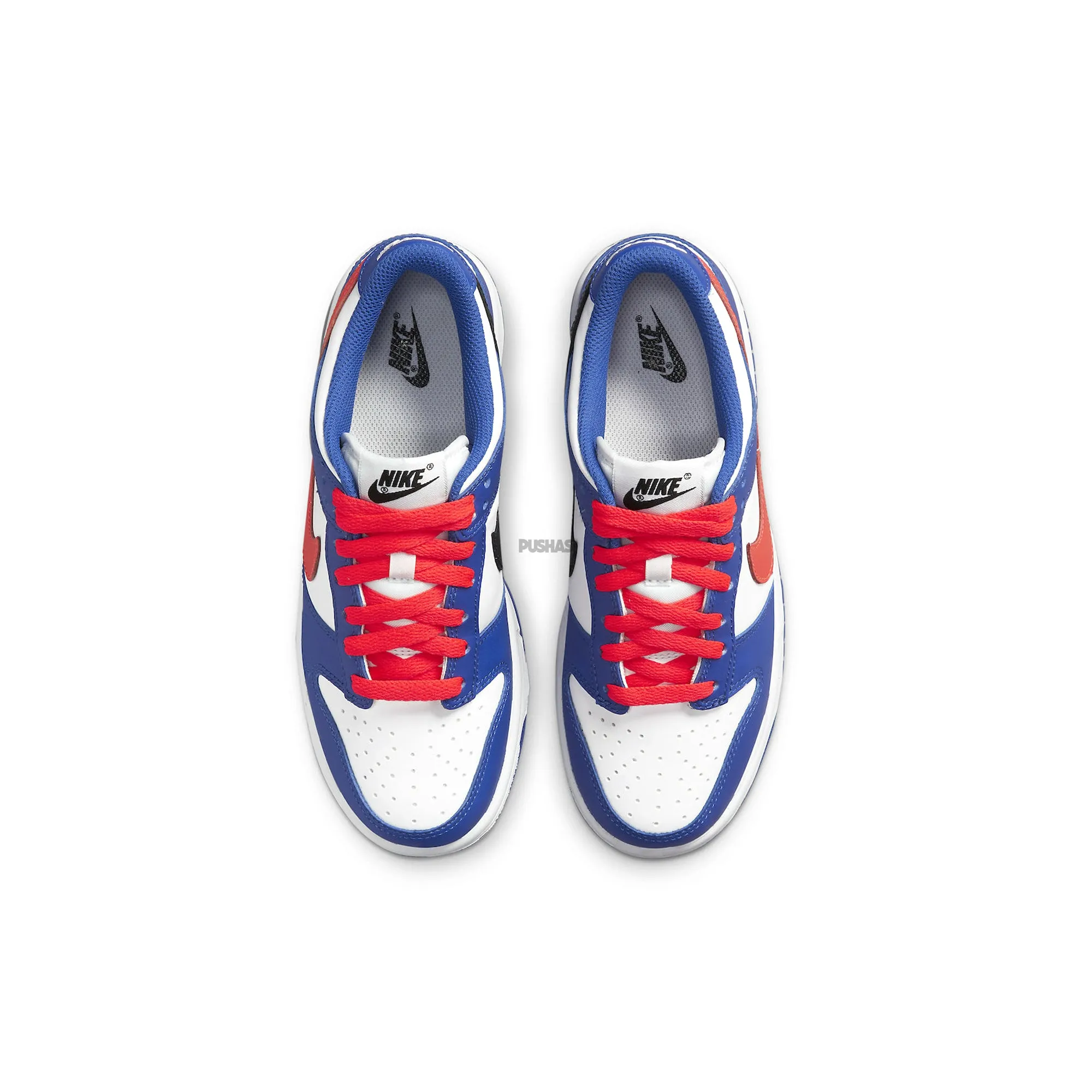 Stretch Gusset Nike Dunk Low 'Royal Red' GS (2021)