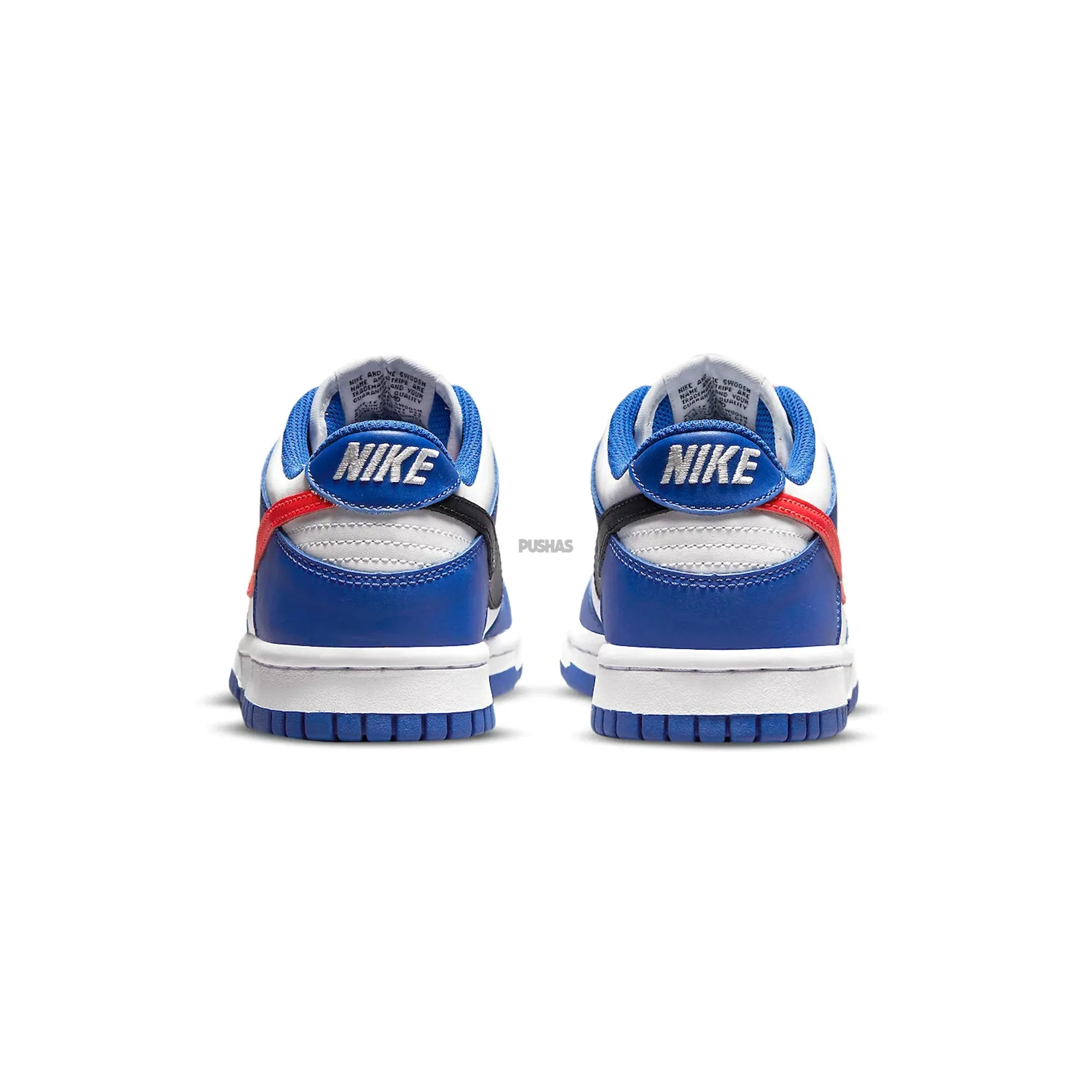 Boosted flair Elastic Collar Nike Dunk Low 'Royal Red' GS (2021)