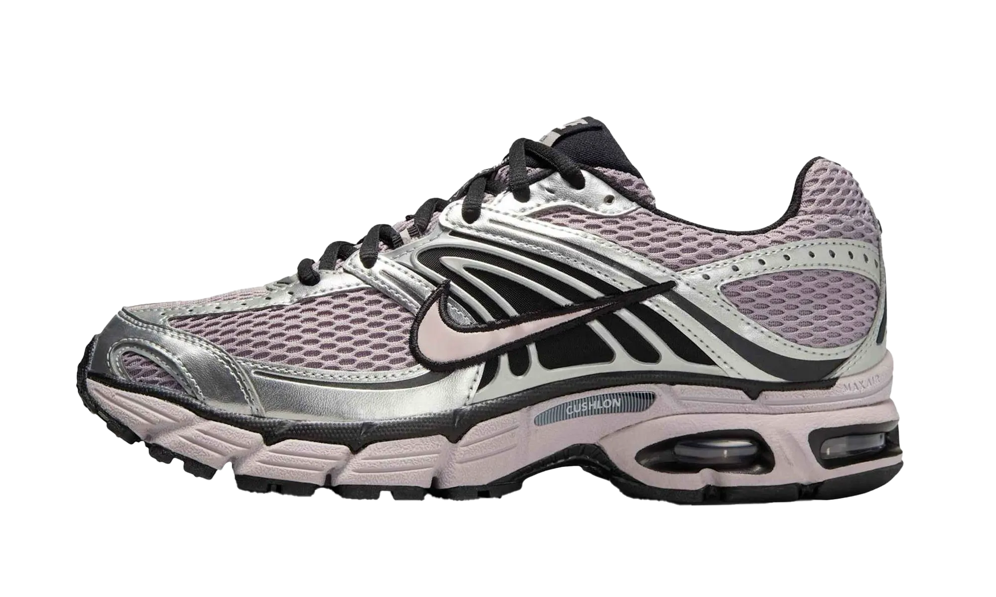 polyester - upper shoes Soft Landing Air Max Moto 2K WMNS "Light Violet Ore / Metallic Silver"