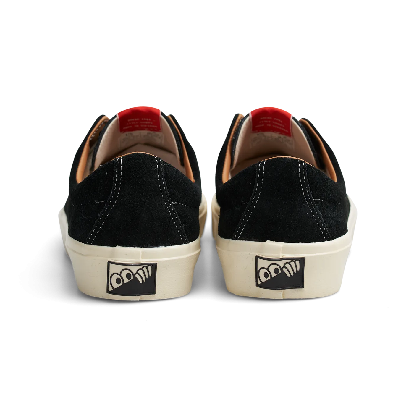 Last Resort AB VM003 Black /White Suede Lo Shoes w/cloud cush Reel Fit Free Walk