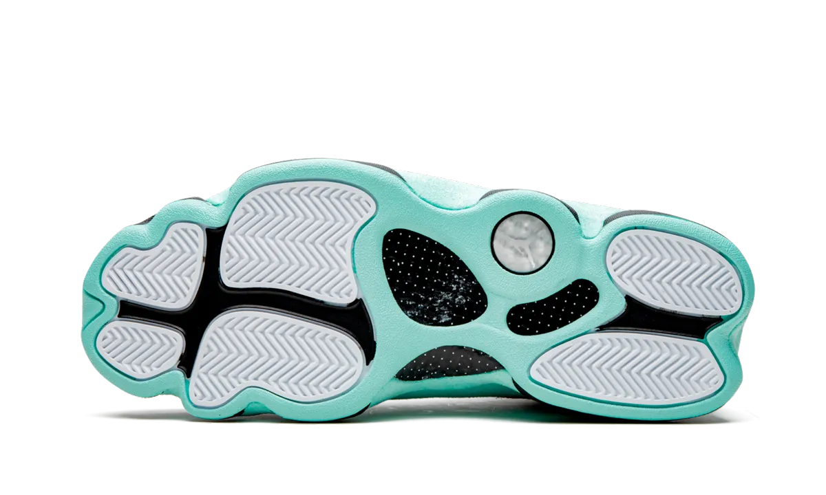 Air Jordan 13 "Island Green" Resilient Sole Durable Eyelets