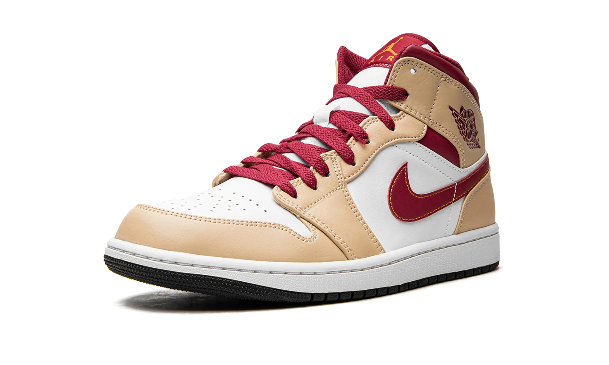 Air Jordan 1 Mid "Light Curry" Modern Motion Jumping Support