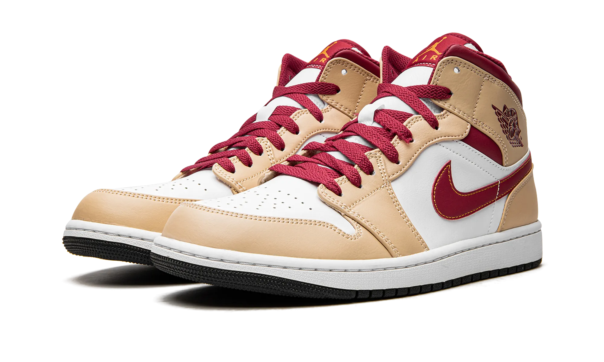Shock absorption system Layered Support Air Jordan 1 Mid "Light Curry"