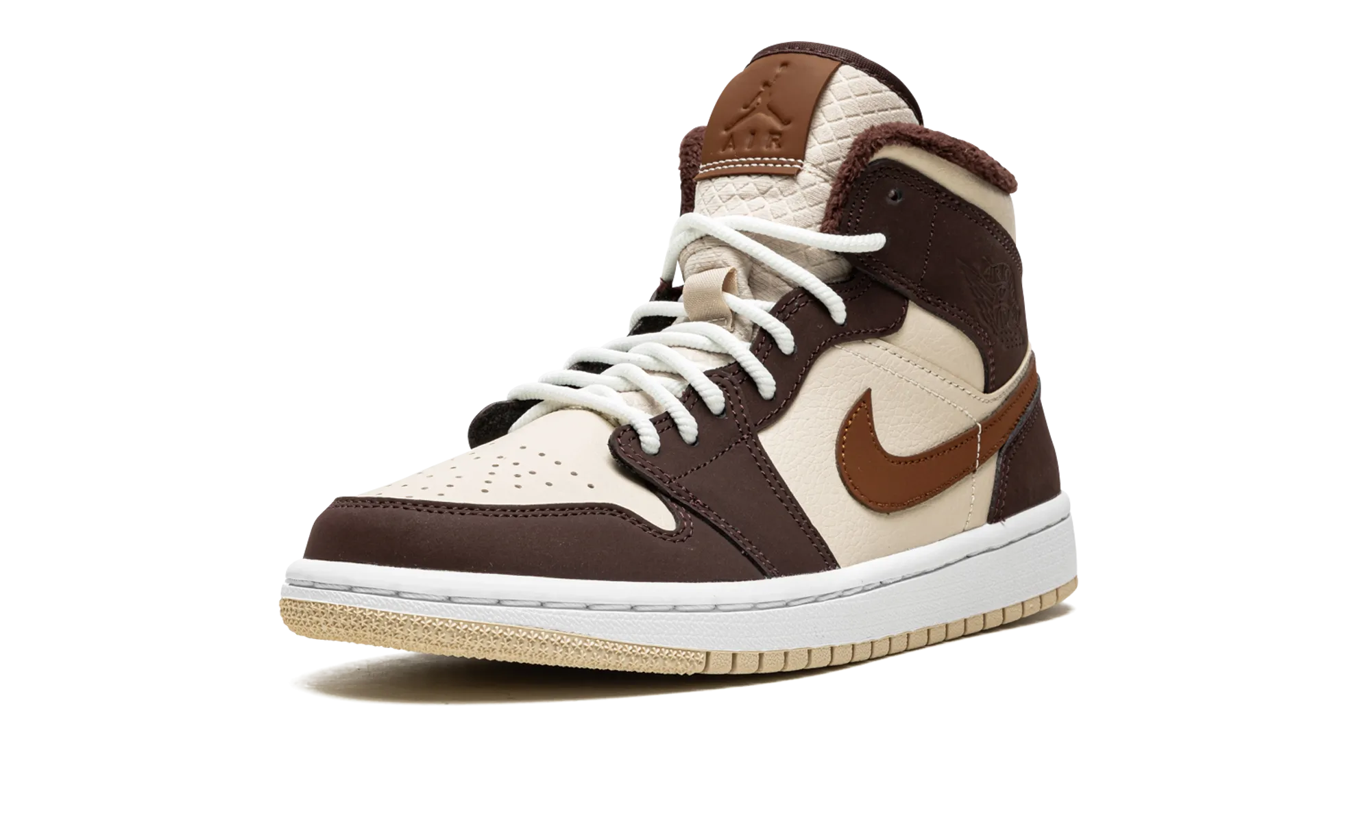 comfortable socks Trendy Look AIR JORDAN 1 MID SE WMNS "Brown Basalt Fleece"
