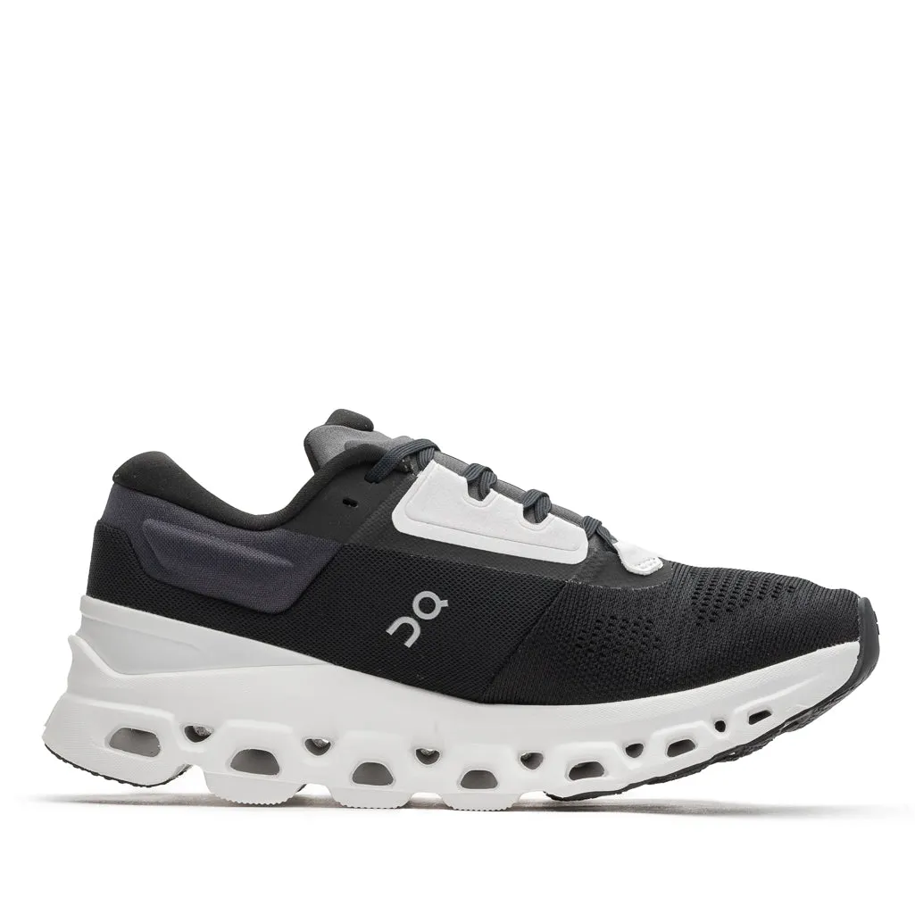 Women's On Cloudstratus 3 - Black/Frost Link Walk Summer Wear
