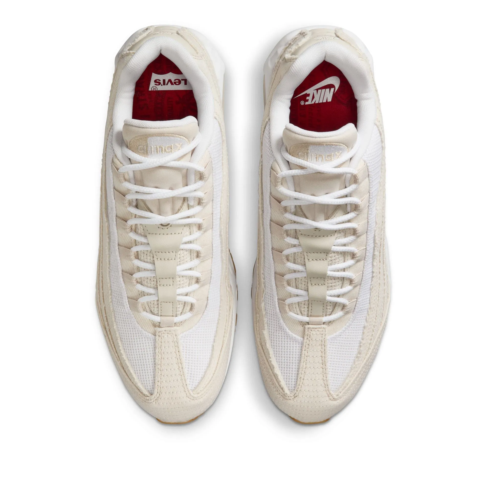 Levi's x Nike Air Max 95 OG - Light Orewood Brown/White Sock Like Collar Fit