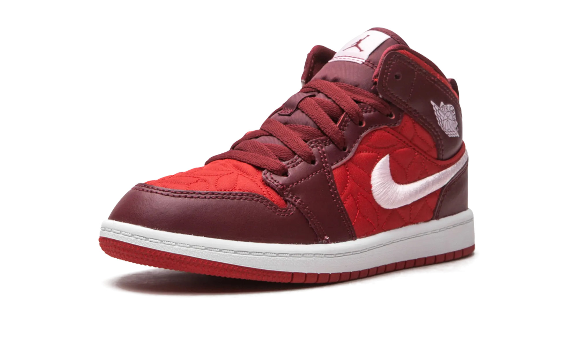 Smooth Movement Air Jordan 1 Mid SE Red Quilt PS
