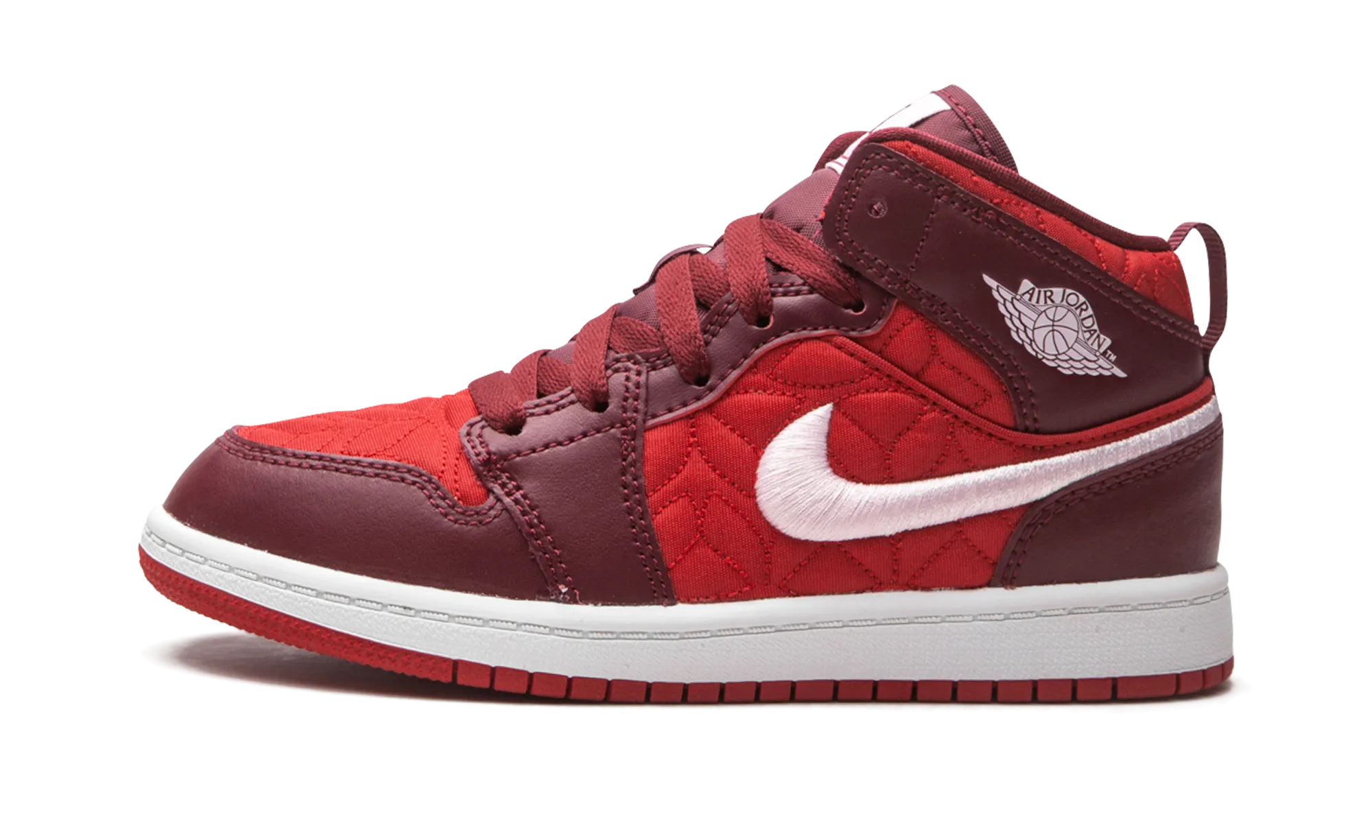 Regular Walk Air Jordan 1 Mid SE Red Quilt PS