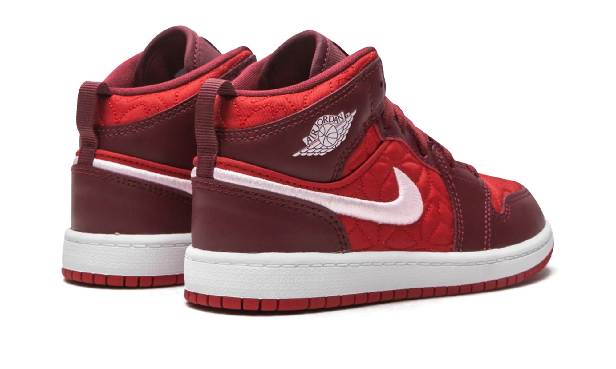 Air Jordan 1 Mid SE Red Quilt PS Running Pace