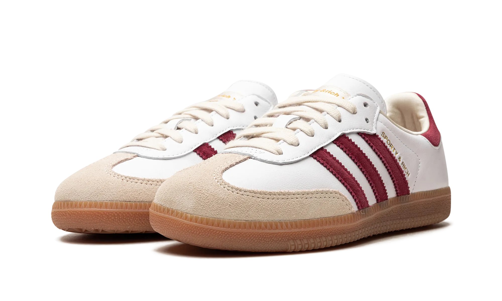 Travel Shoes Samba OG "Sporty & Rich - White Core Burgundy"