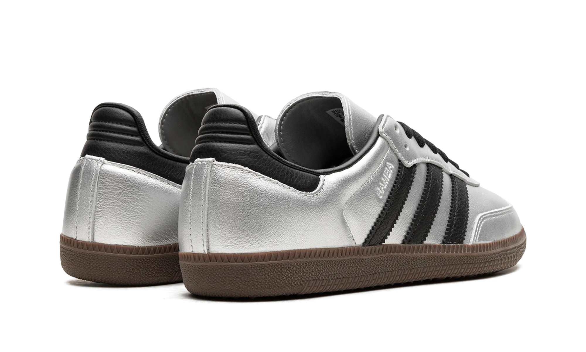 Samba OG WMNS "Silver Metallic Black Gum" Step Friendly Everyday Wear