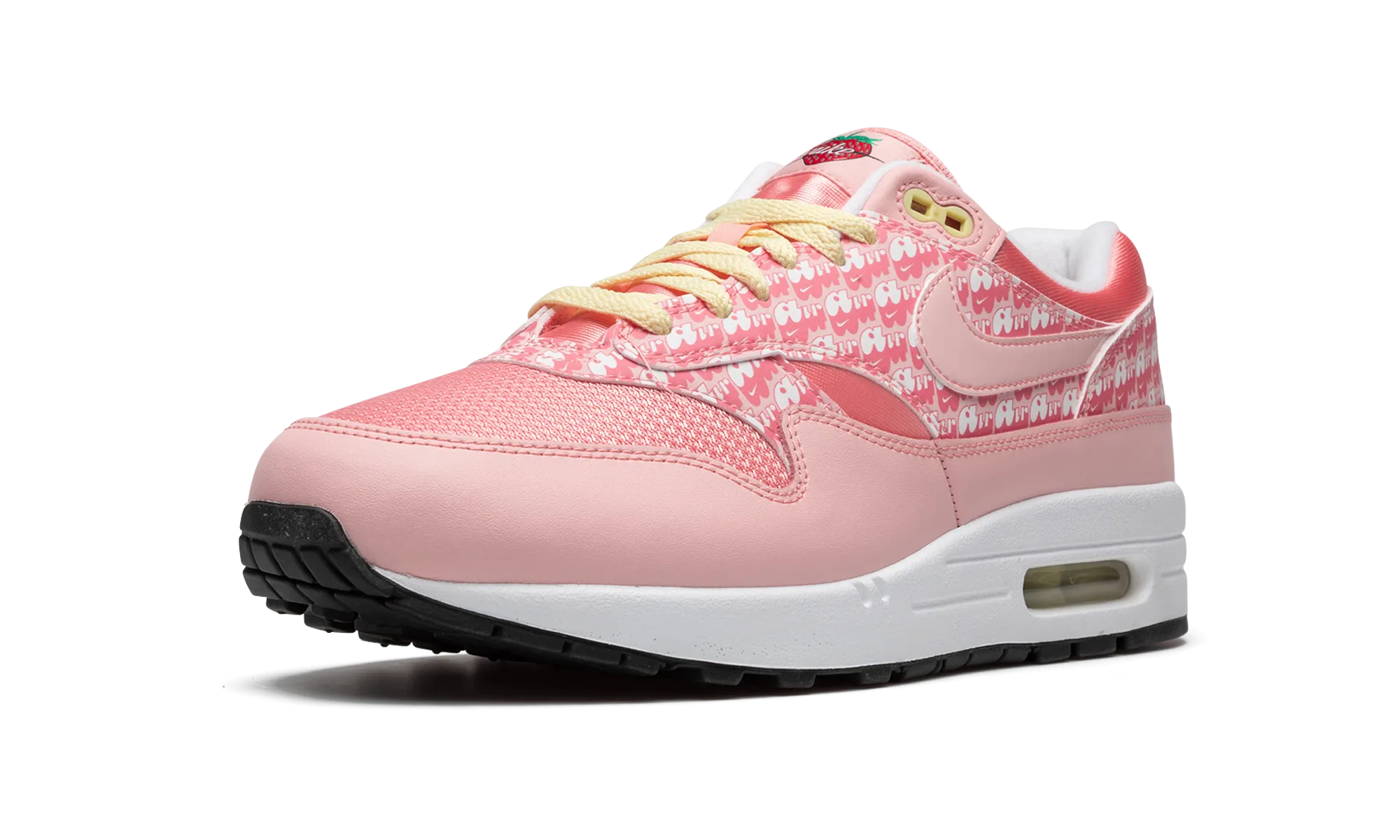 Air Max 1 PRM "Strawberry Lemonade" leather - upper - feature shoes loose - fitting running wear