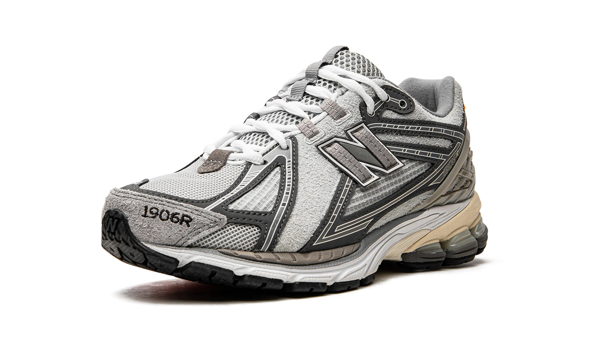 stress - relief running shoe motivation health - improvement running shoe objective 1906R "INVINCIBLE x N.HOOLYWOOD Grey Swan"