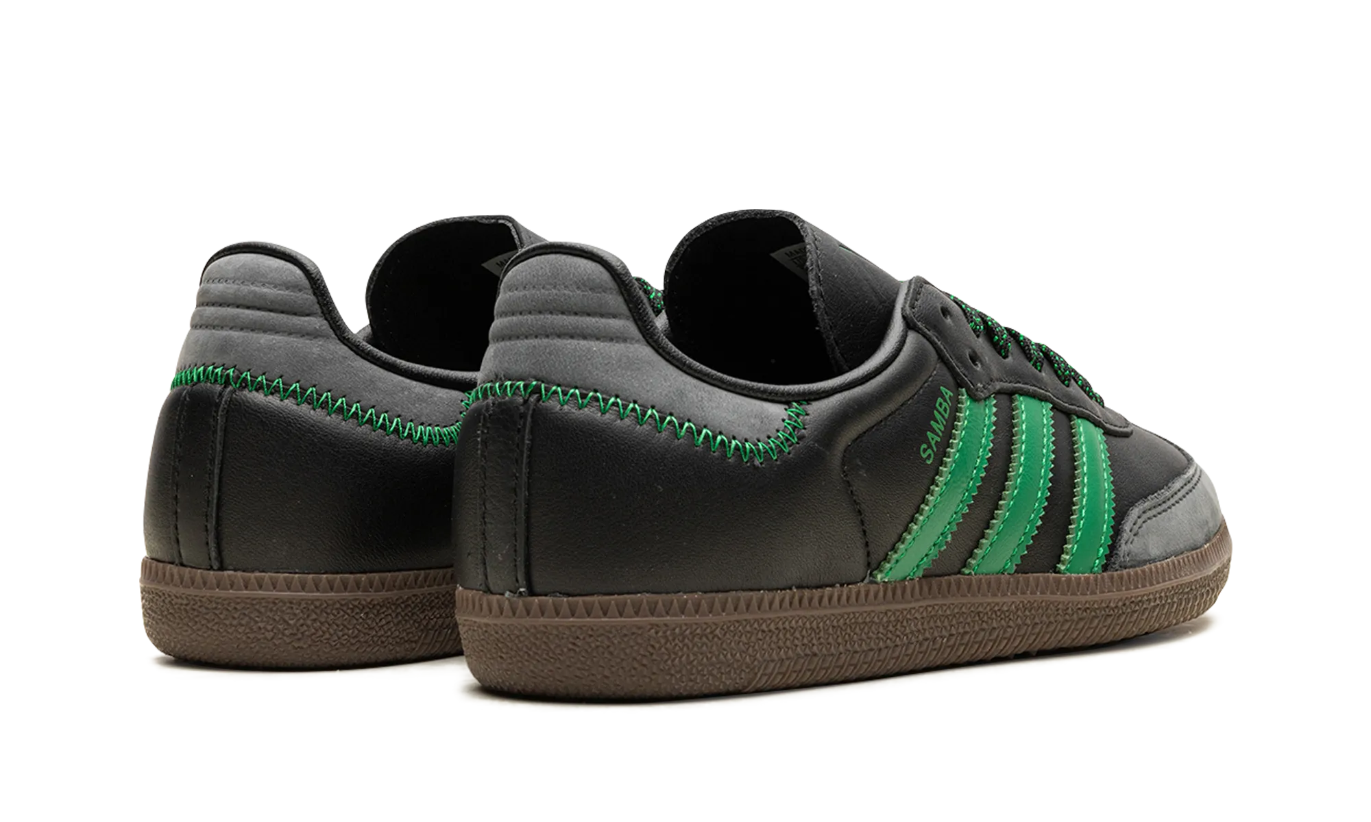 Samba Og WMNS "Black Green" Lake Jog Cushion Grip