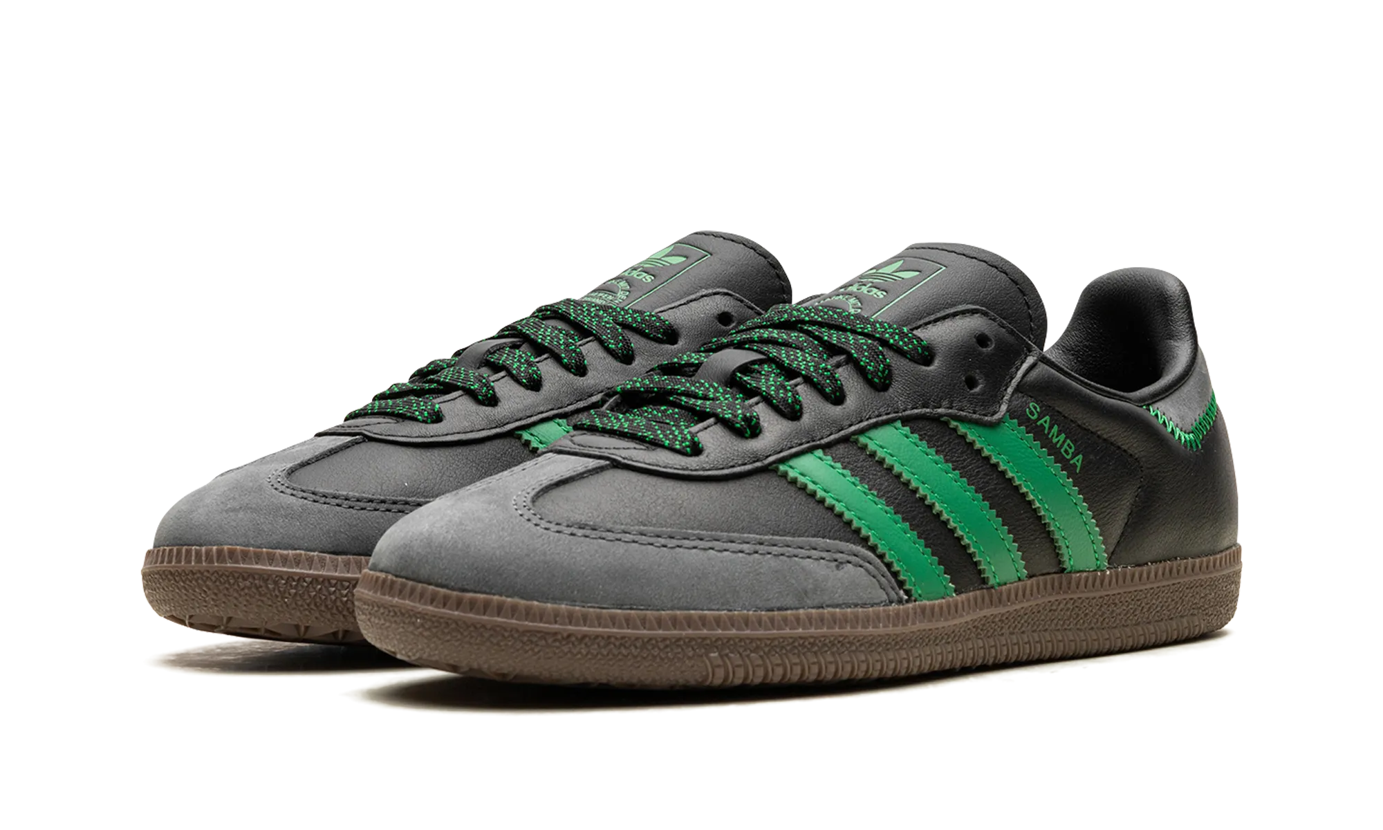 Samba Og WMNS "Black Green" workout shoes Purple Dream