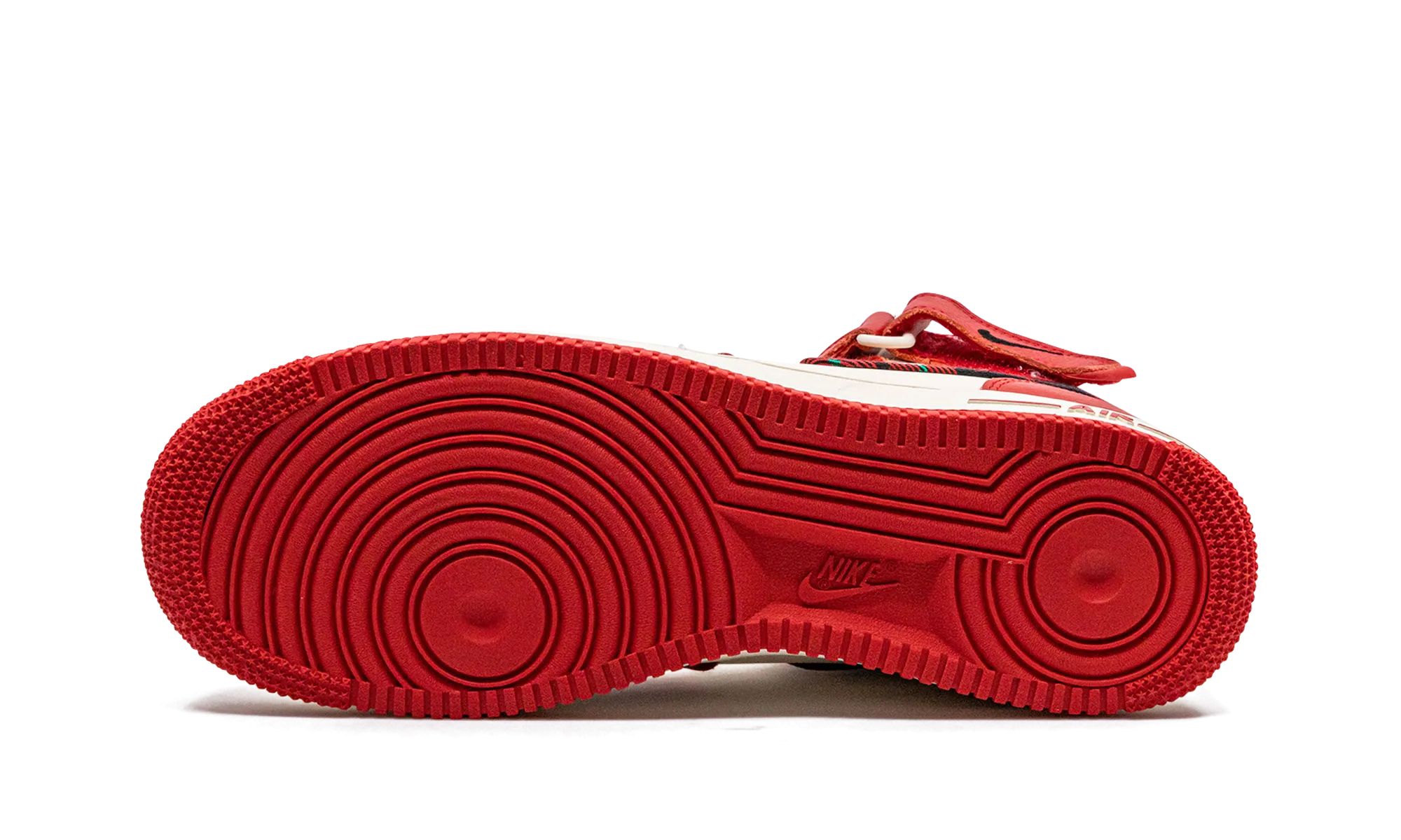 Rugged Walk Air Force 1 Mid '07 LX "Plaid Cream Red"