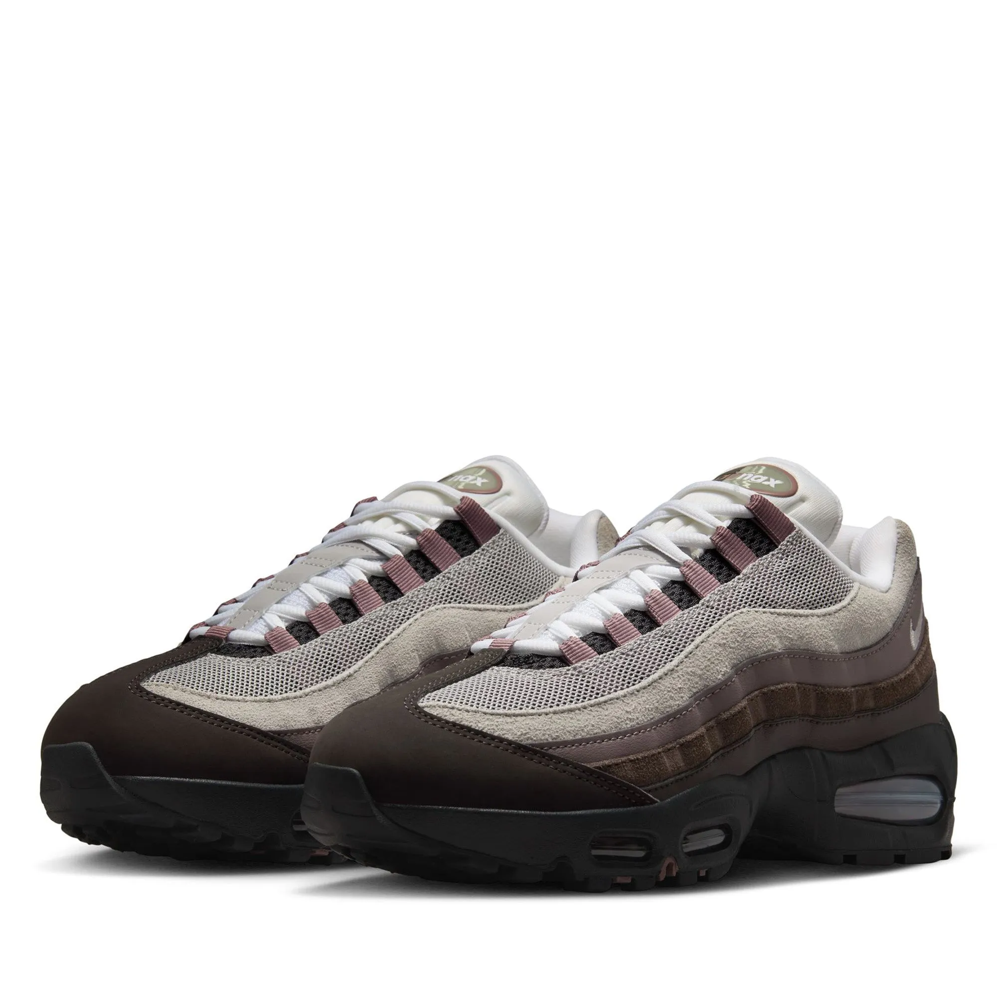 Women's Nike Air Max 95 - Velvet Brown/Pearl Grey All-weather lining Comfort Layers