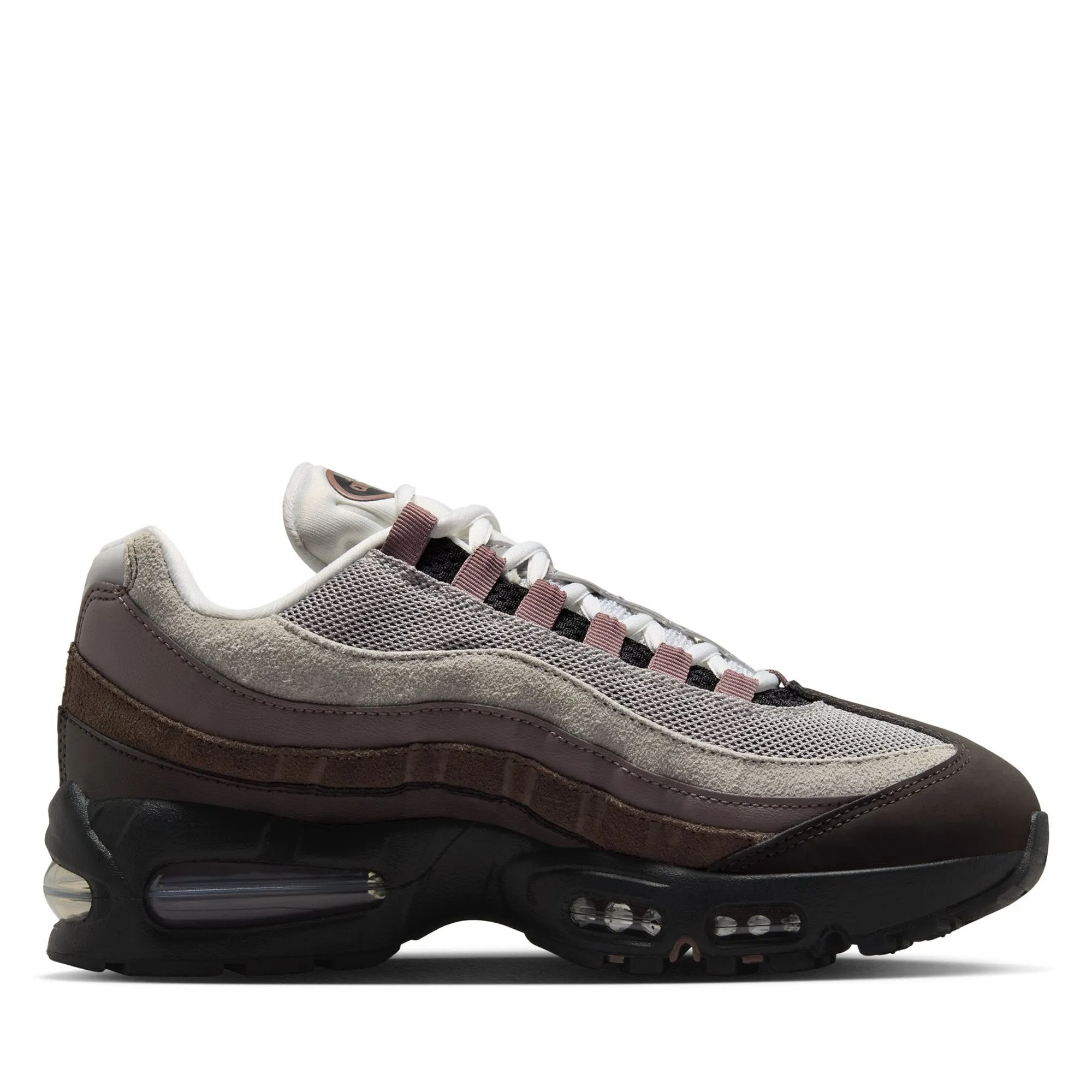 Women's Nike Air Max 95 - Velvet Brown/Pearl Grey Sport Driven Ventilated Footbed