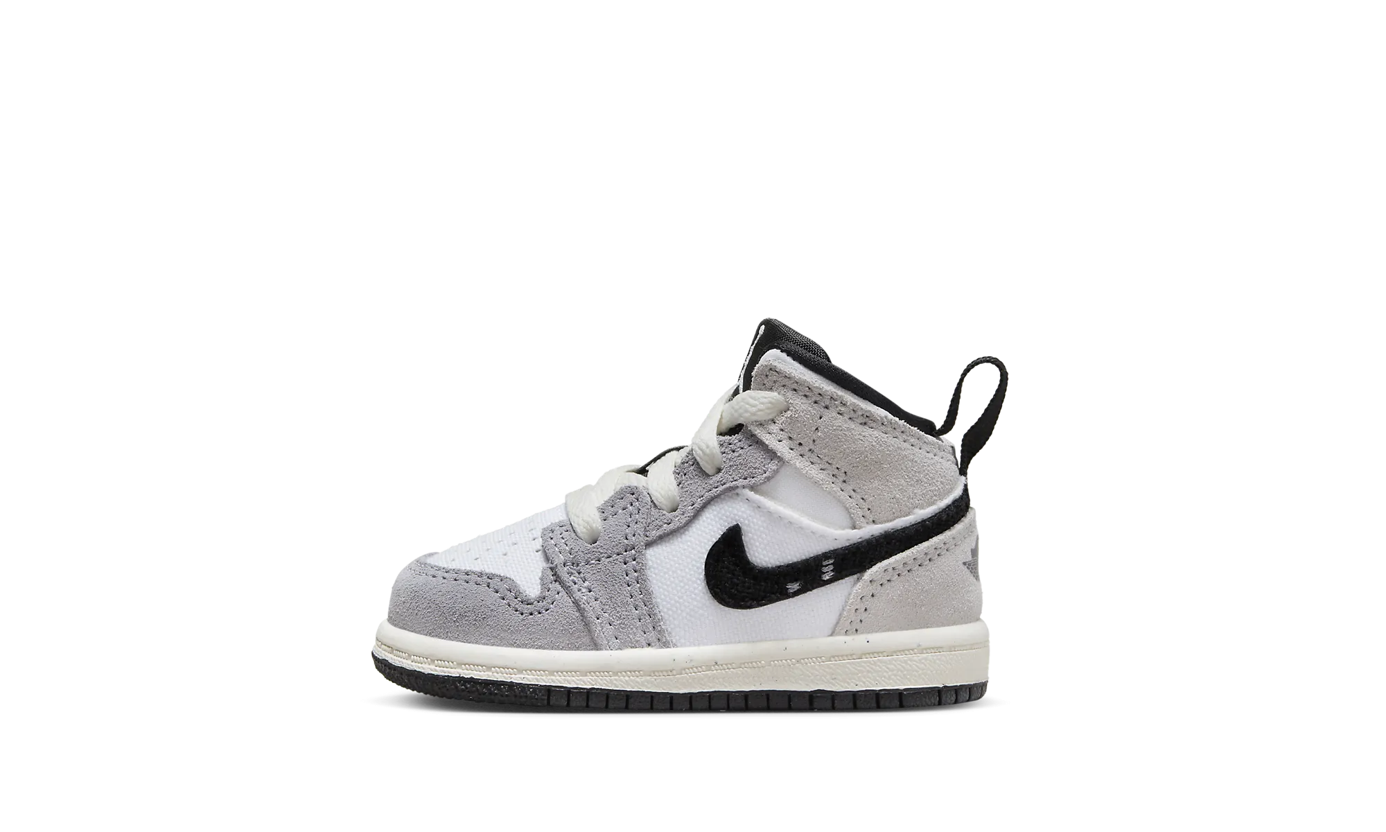 Woven Upper Technology Air Jordan 1 Mid SE Craft TD "Cement Grey"