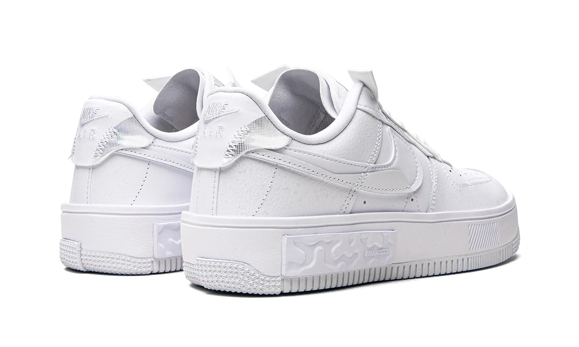Tough Wear AIR FORCE 1 FONTANKA MNS WMNS "White / Iridescent"