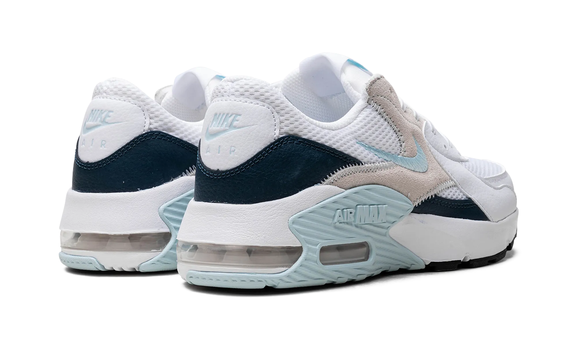 Air Max Excee WMNS "White Glacier Blue" hard - sole shoes solo running