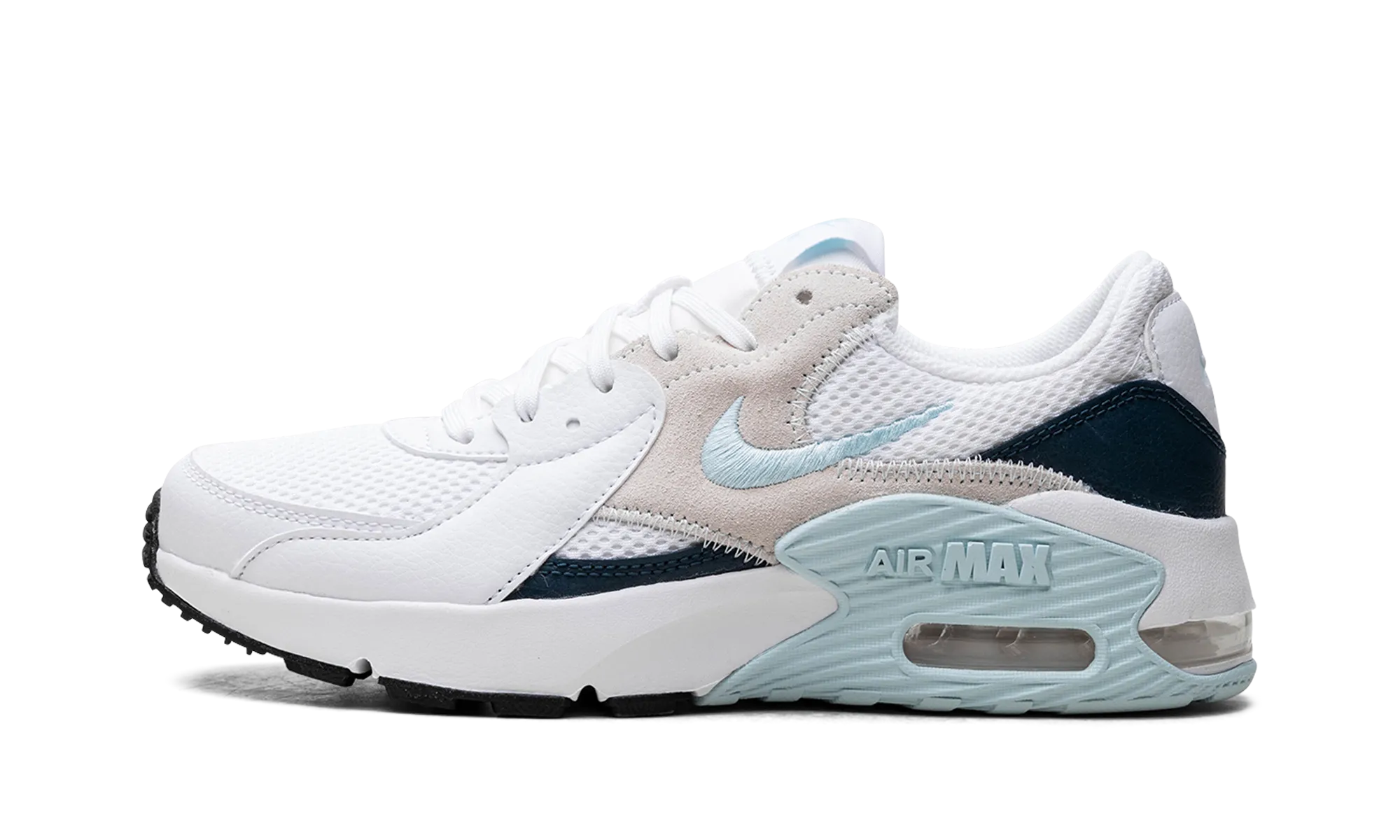 Running Form streamlined shoes Air Max Excee WMNS "White Glacier Blue"