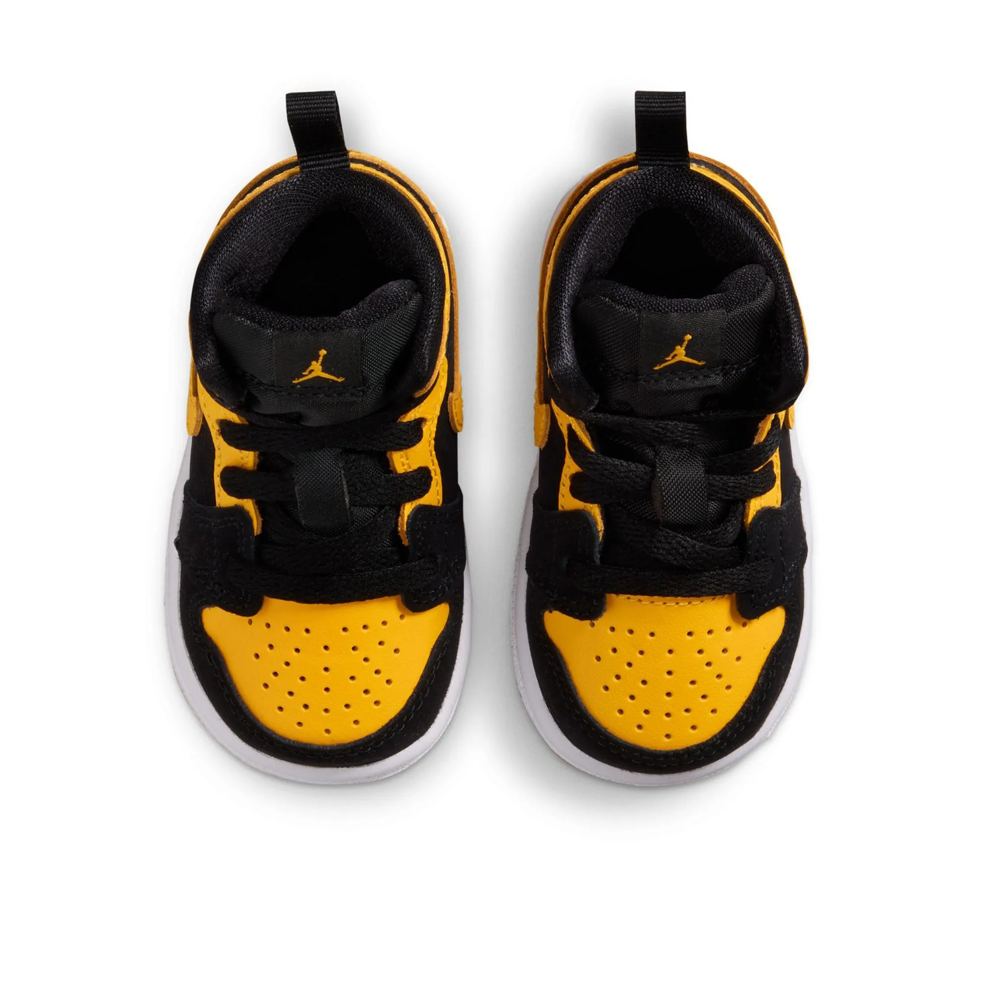 Elevated durability Durable Outsole Design Jordan 1 Mid SE (TD) - Black/Varsity Maize