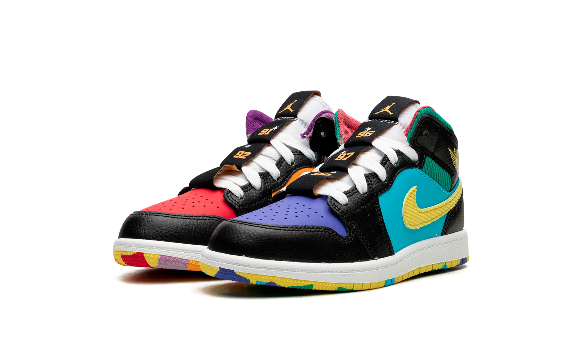 Air Jordan 1 Mid PS "Six Championships" Urban Comfort Comfortable Upper