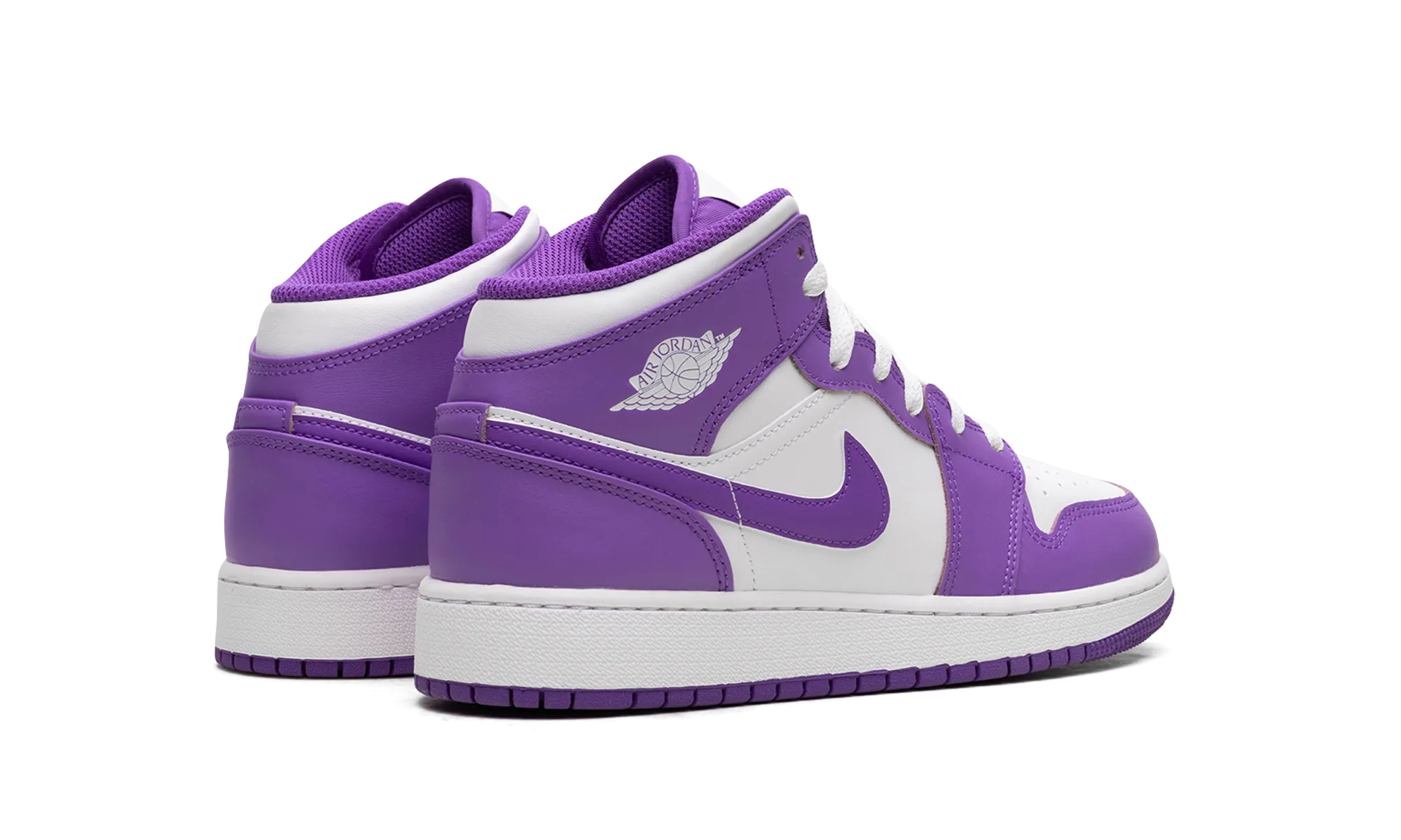 Endurance Sole AIR JORDAN 1 MID GS "White / Purple Venom"