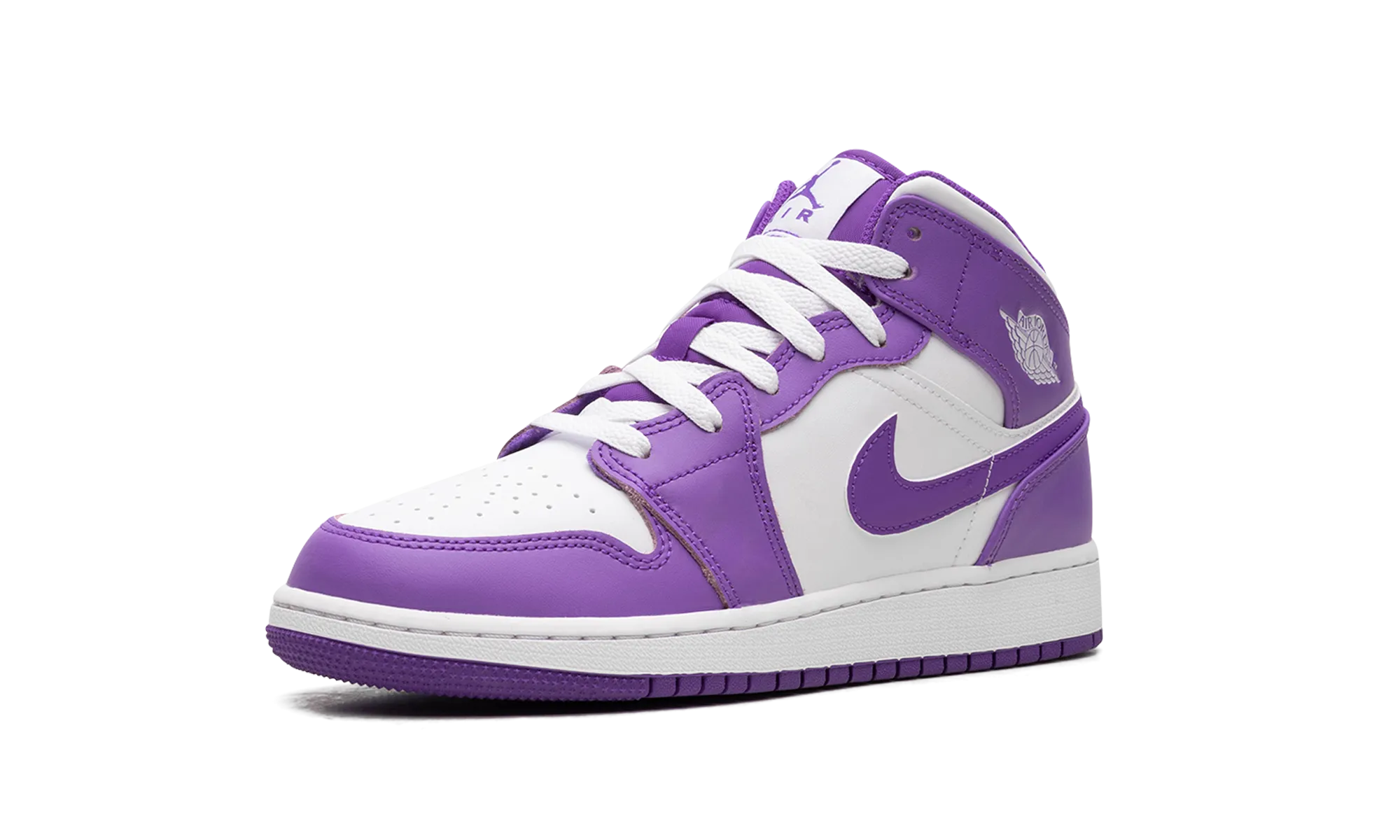 Performance Style AIR JORDAN 1 MID GS "White / Purple Venom"