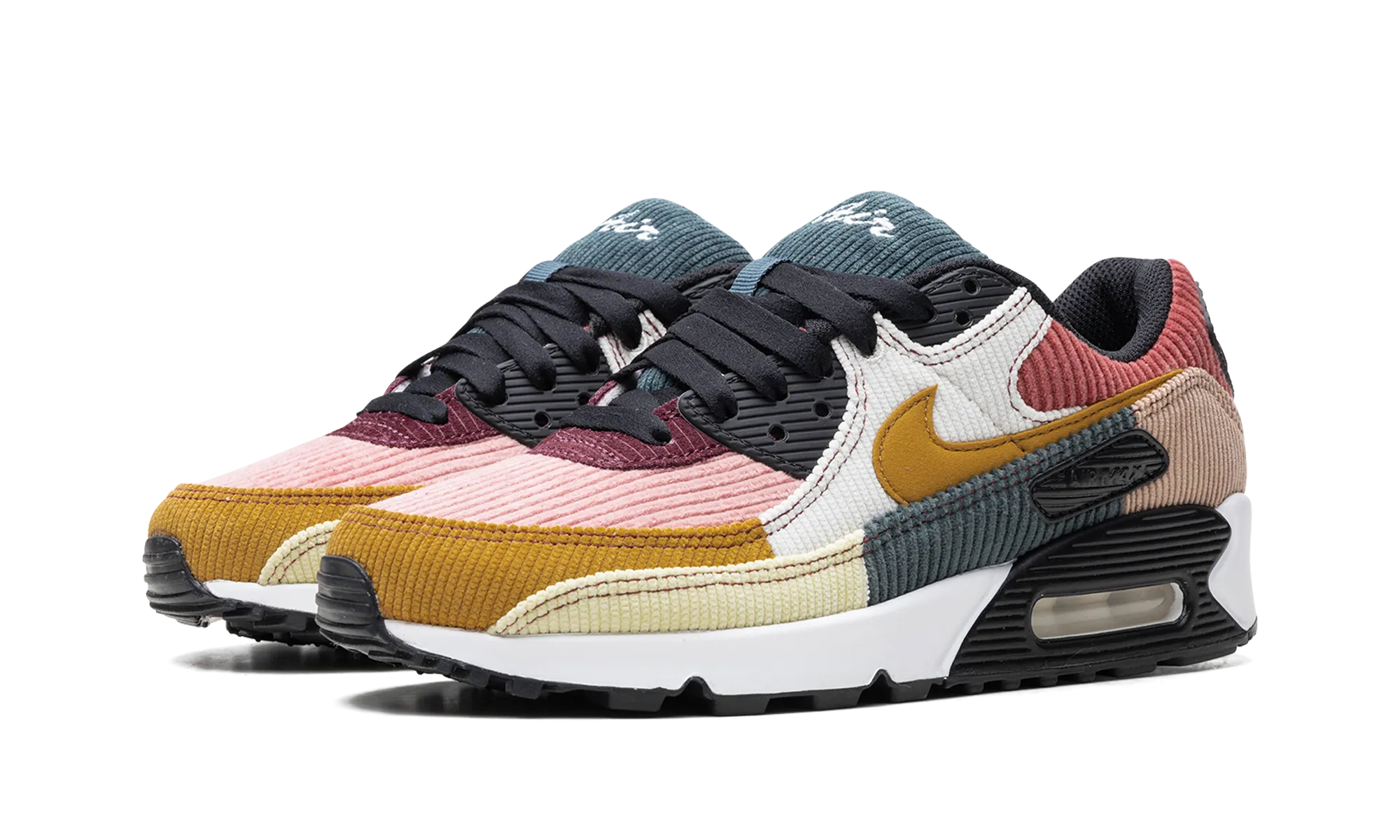 AIR MAX 90 WMNS "Multi-Color Corduroy" low - heeled - feature shoes Air Circulation