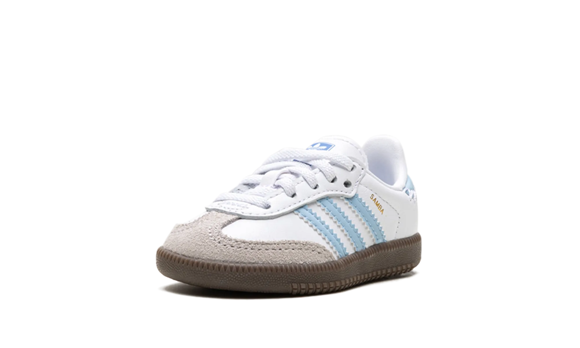 SAMBA OG TD "Cloud White / Clear Sky / Blue" LaceUp Every Step