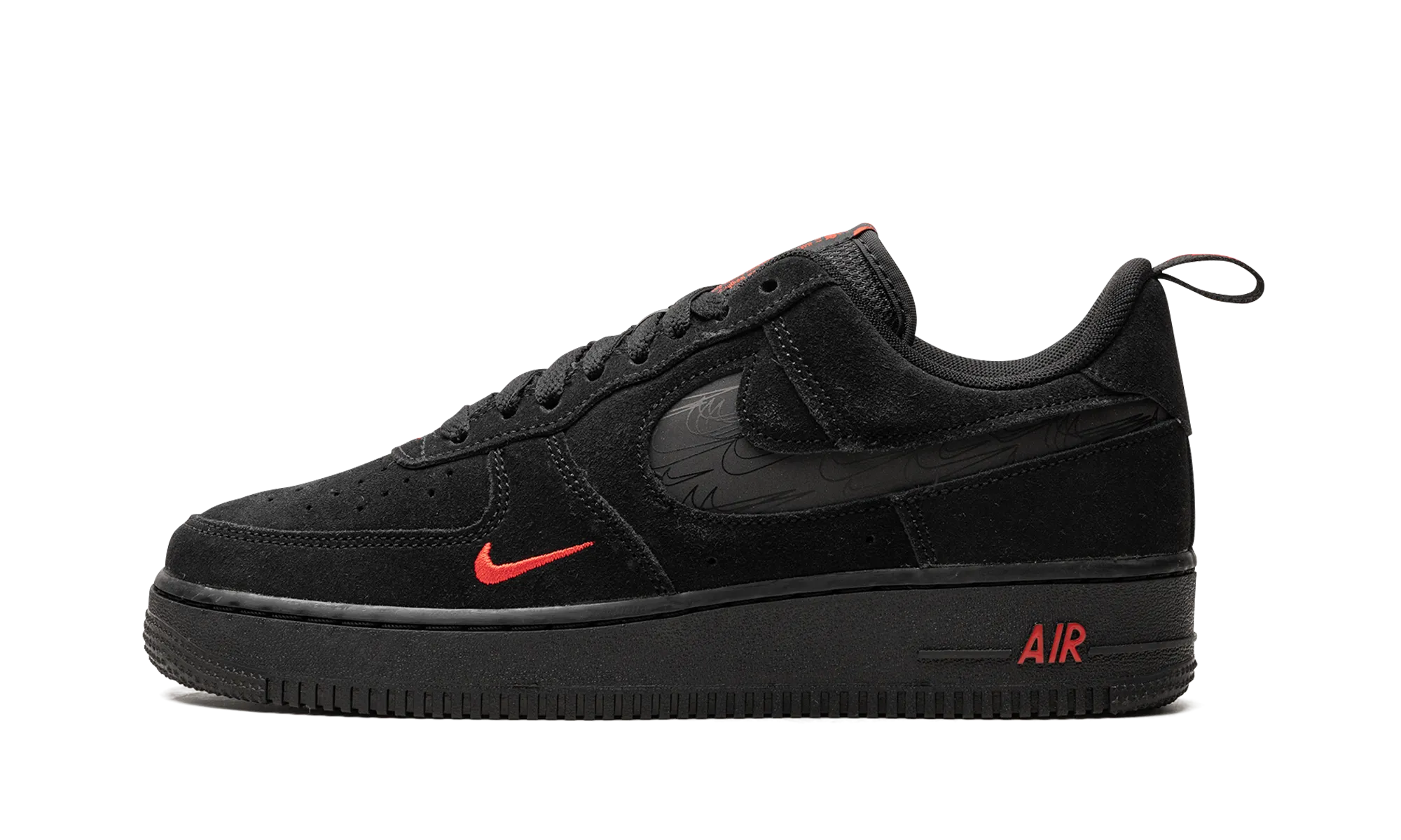 Air Force 1 Low "Multi Swoosh Black Crimson" Board Training All Terrain Fit