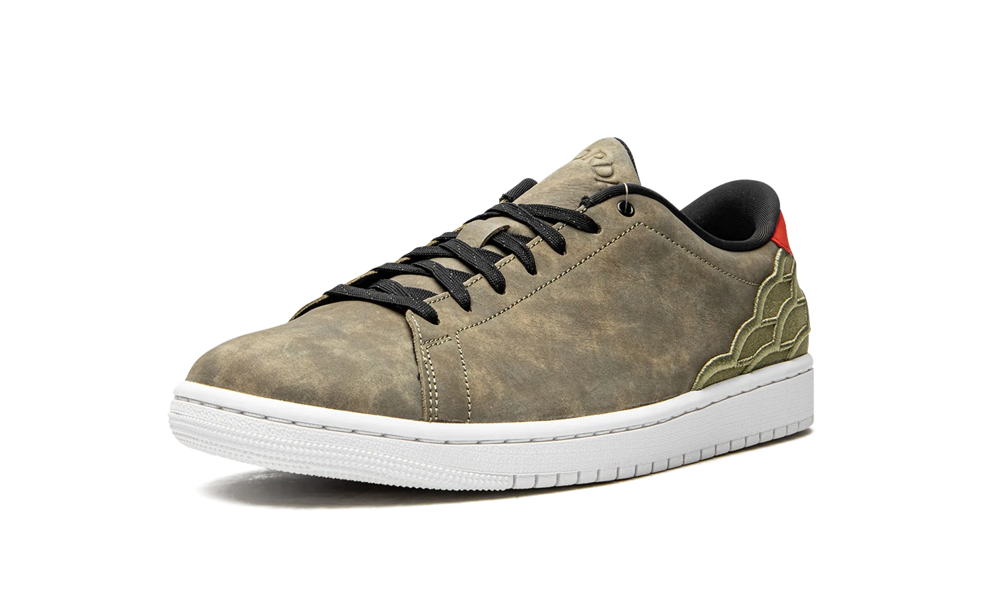 Air Jordan 1 Centre Court "Oil Green" Foot Control Agile Movement