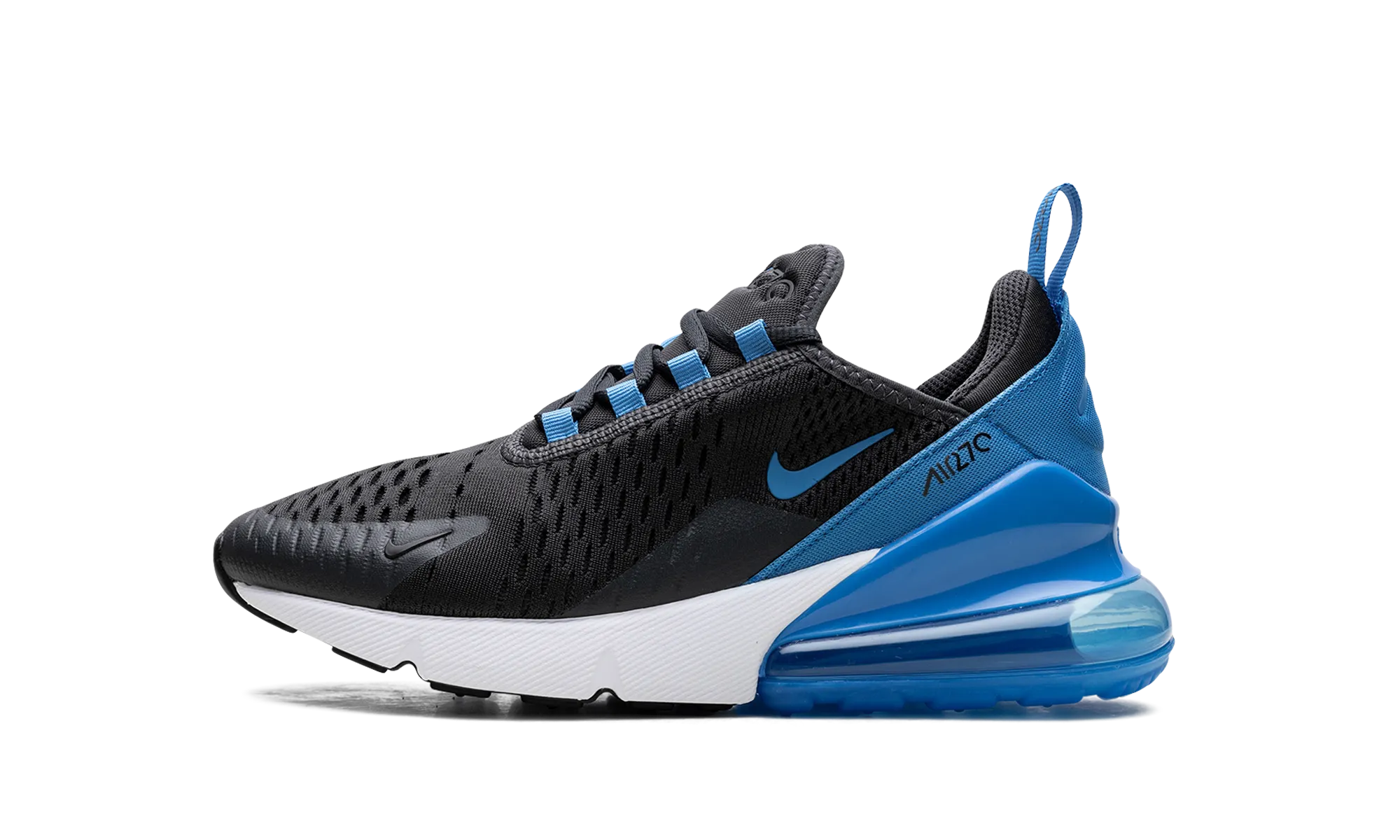 running in a monorail station area shoes Comfort - First Air Max 270 "Blue"