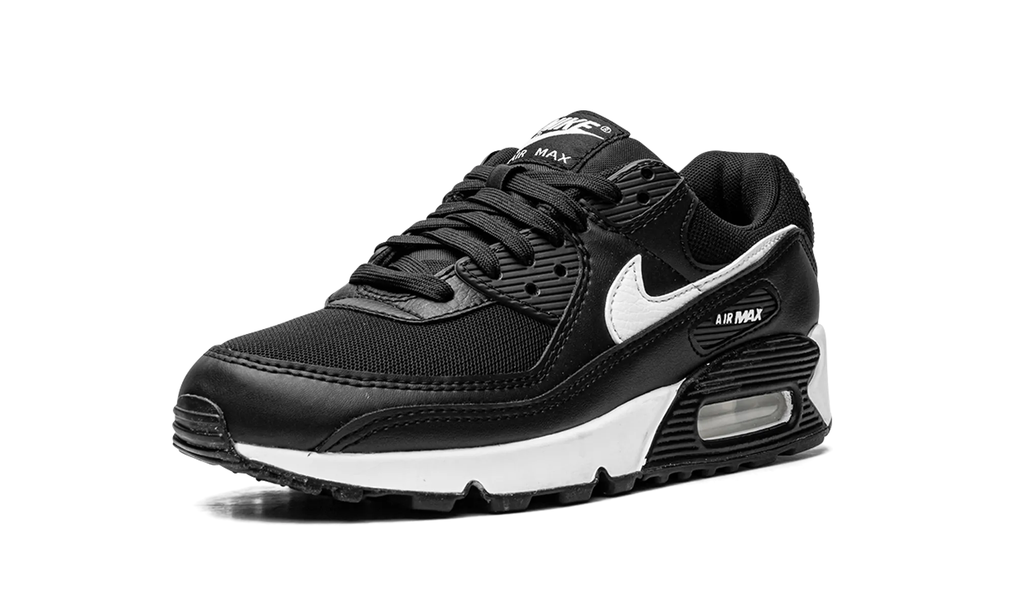 AIR MAX 90 MNS WMNS "Black/White" durability - brand shoes