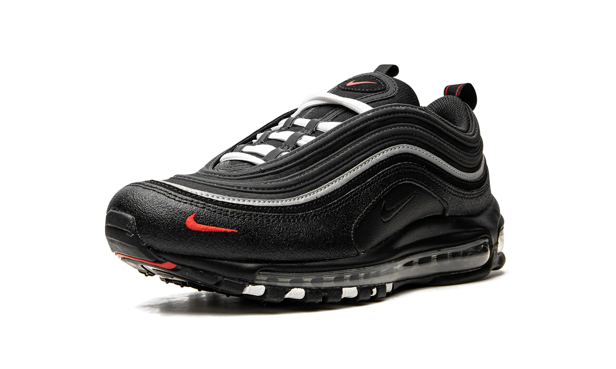 Air Max 97 "Black / Sport Red" equestrian shoes reflective - details - safety shoes
